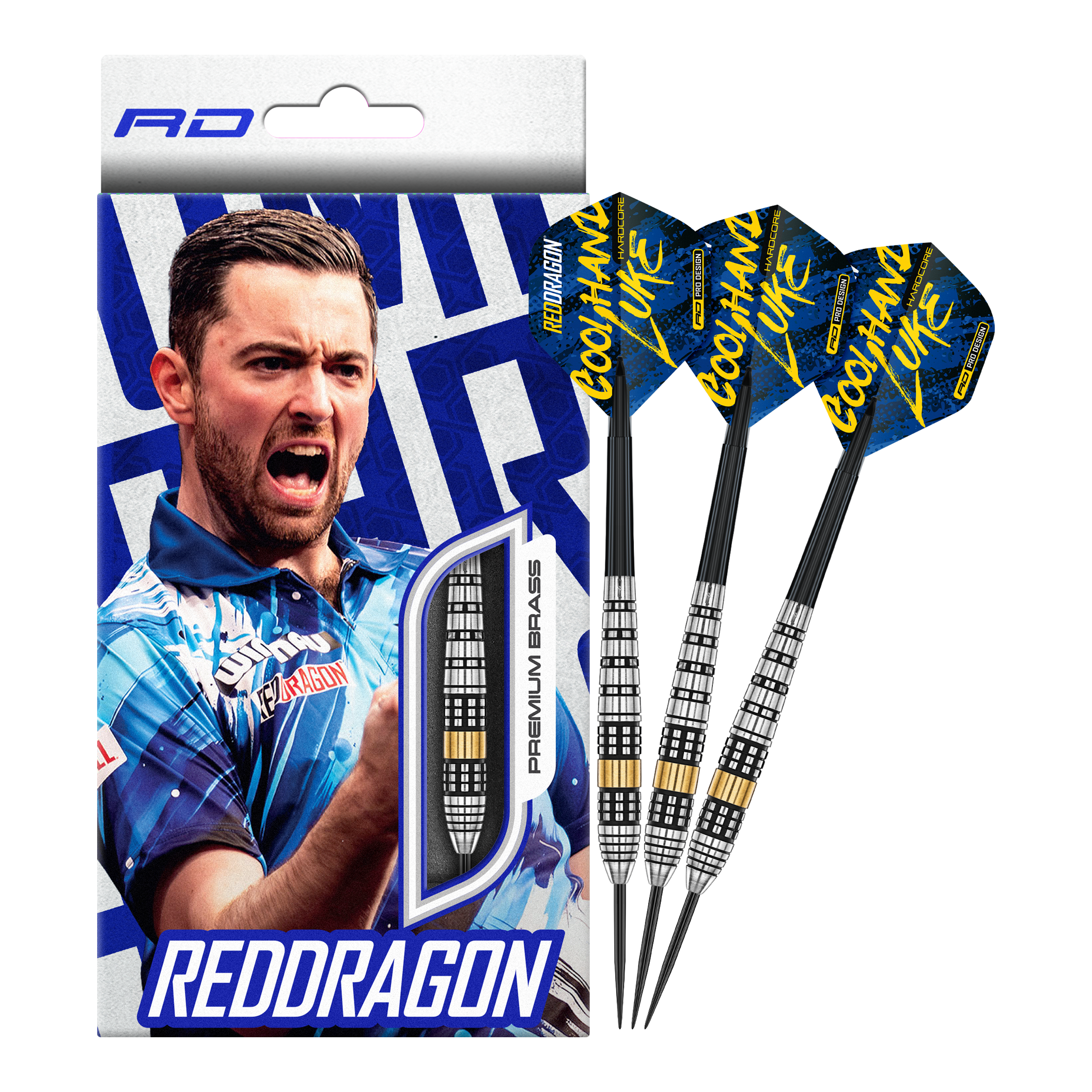 Dardos de latón y acero Red Dragon Luke Humphries - 21 g