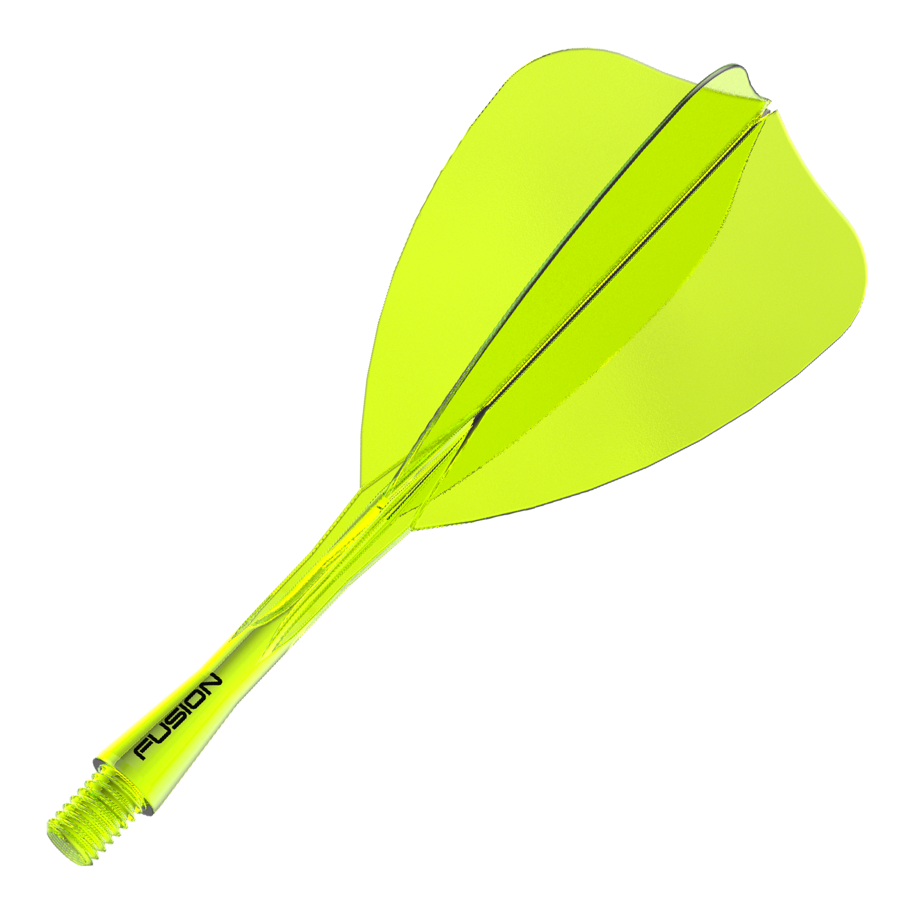 Sistema de eje de vuelo Winmau Fusion Arrow amarillo neón Abgebildet ist ein Dartshaft- und Flight-System in Neongelb, 28 mm lang. Der Artikelname deutet auf ein Winmau Fusion Flight Shaft System Arrow hin.