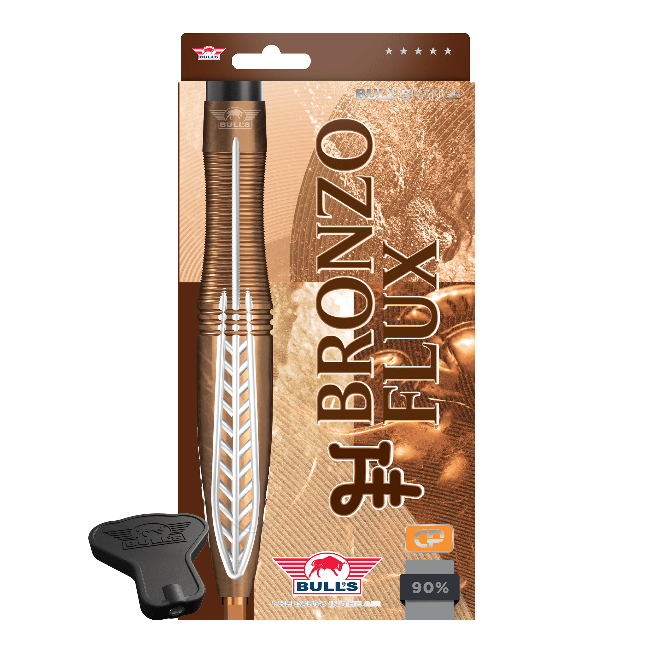 Dardos de acero convertibles Bulls NL Bronzo Flux