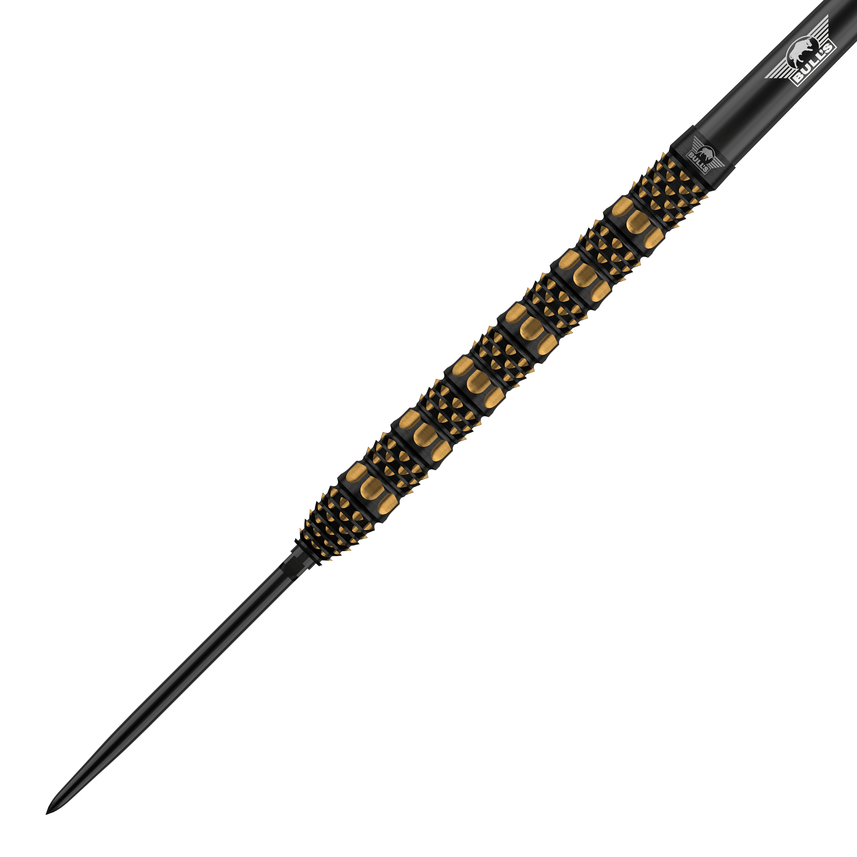 Dardos de acero con punta convertible Bulls NL Advantage 95 Das Produkt zeigt Bulls NL Advantage 95 Rail Convertible Point Steeldarts. Mehrere Darts sind abgebildet.