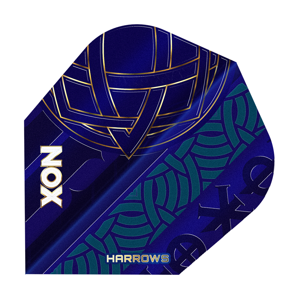 Vuelos Harrows Nox No6 Gezeigt werden die Harrows Nox No6 Flights. Diese Flights sind für Dartspieler gedacht.