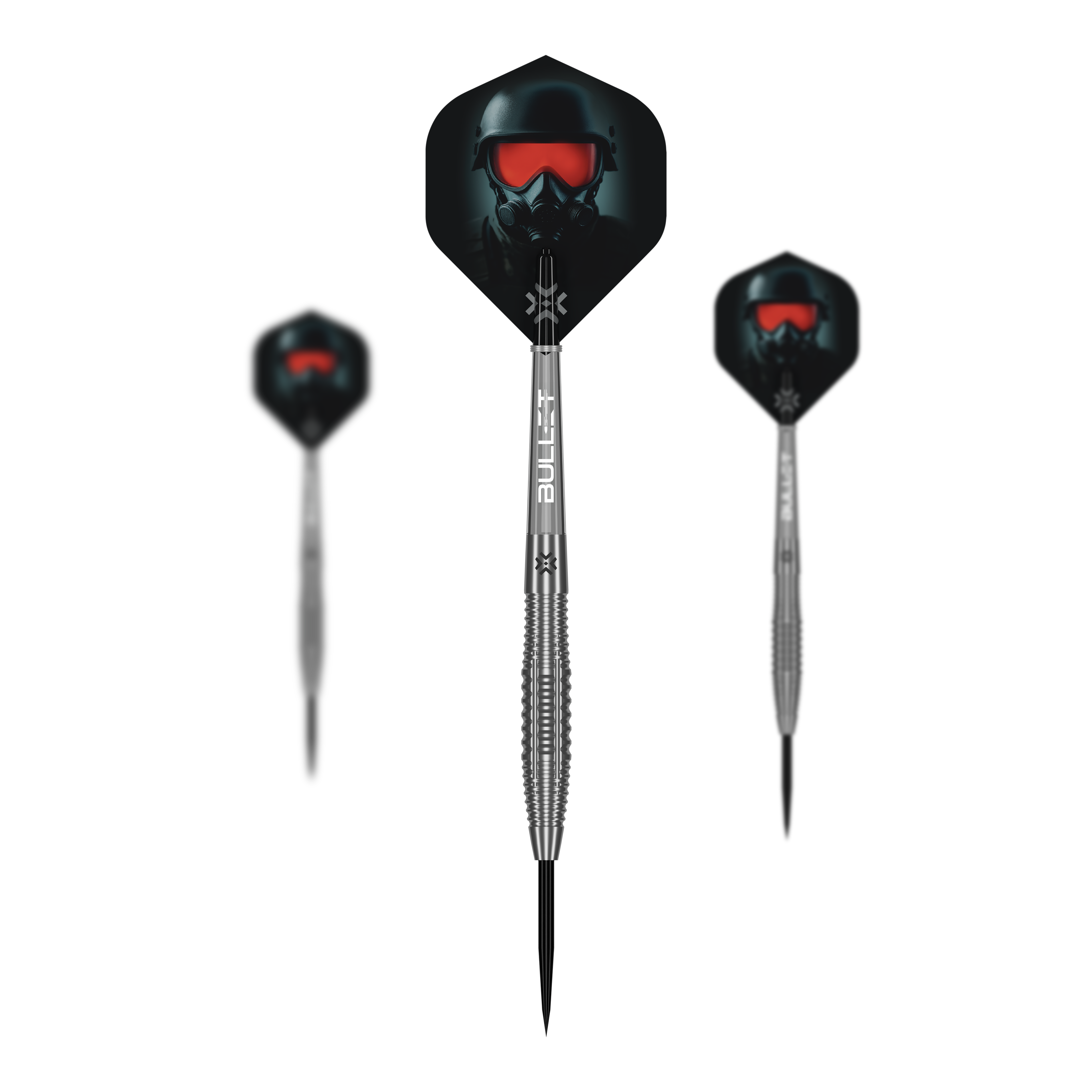 Dardos de acero Bullet Ranger Dieses Bild zeigt ein Set der Bullet Ranger Steeldarts. Das Produkt ist ideal für Dartspieler.