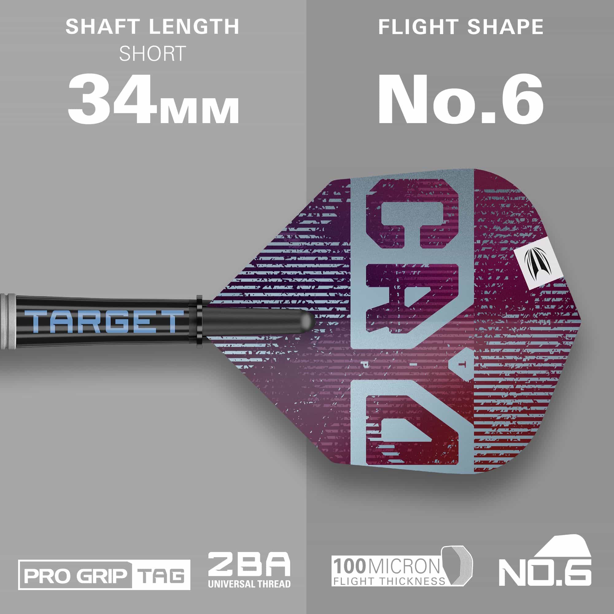 Dardos blandos Target Cryo 11 Das Bild zeigt die Target Cryo 11 Softdarts. Es handelt sich um hochwertige Softdarts für Präzisionsspiele.