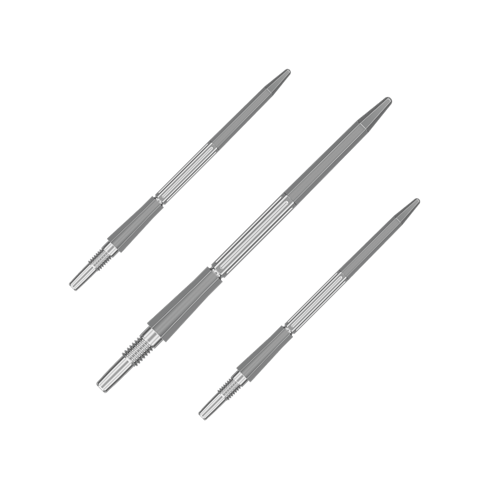 Puntas de dardo Target Elysian Archetype 43 Swiss Point de acero - Plateadas Das Bild zeigt ein Set der Target Elysian Archetype 43 SwissPoint Dartspitzen in Silber mit 42 mm Länge. Die Spitzen sind geeignet für professionelle Dartspiele.