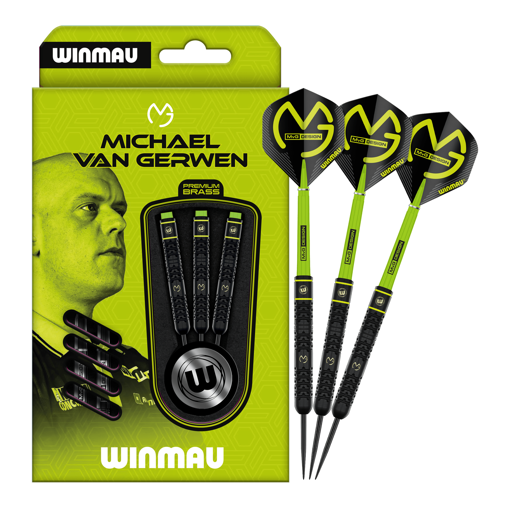 Dardos de acero Winmau Michael Van Gerwen - 21 g