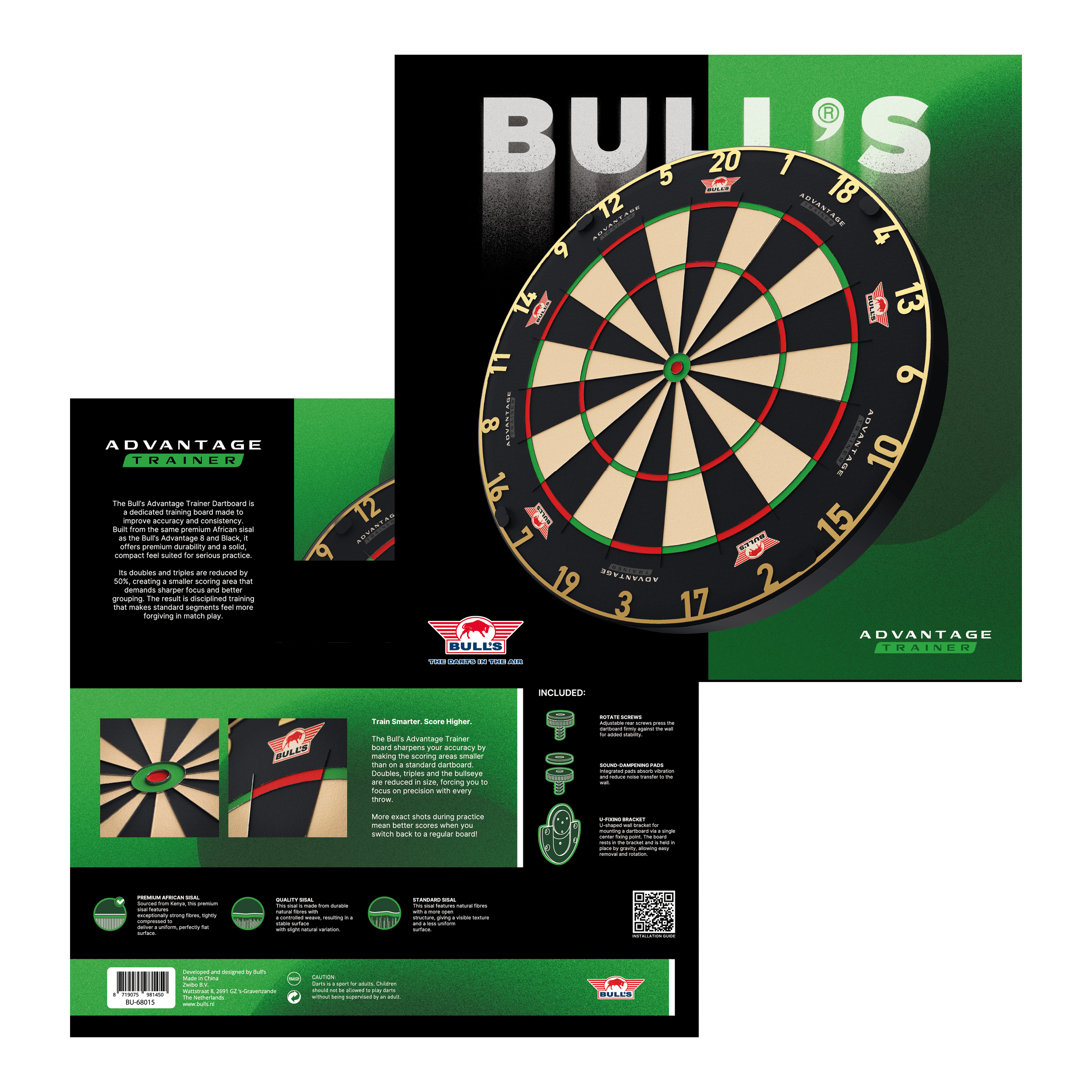 Diana de acero Bulls NL Advantage 8 TRAINER