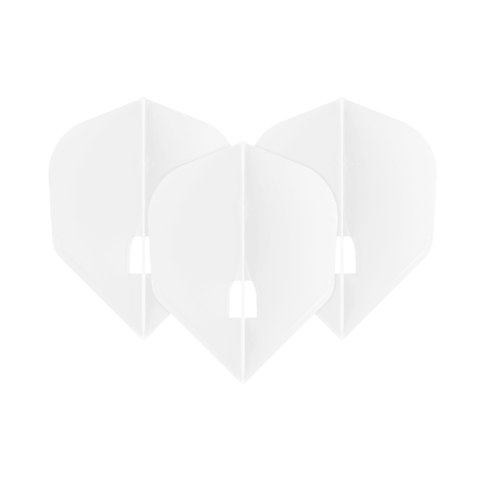 Vuelos con forma L-Style Champagne L3PRO Das Bild zeigt vermutlich die 'L-Style Champagne L3PRO Shape Flights White 1 Set'. Es handelt sich um weiße Dart-Flights im L3PRO-Shape, die im Set erhältlich sind.