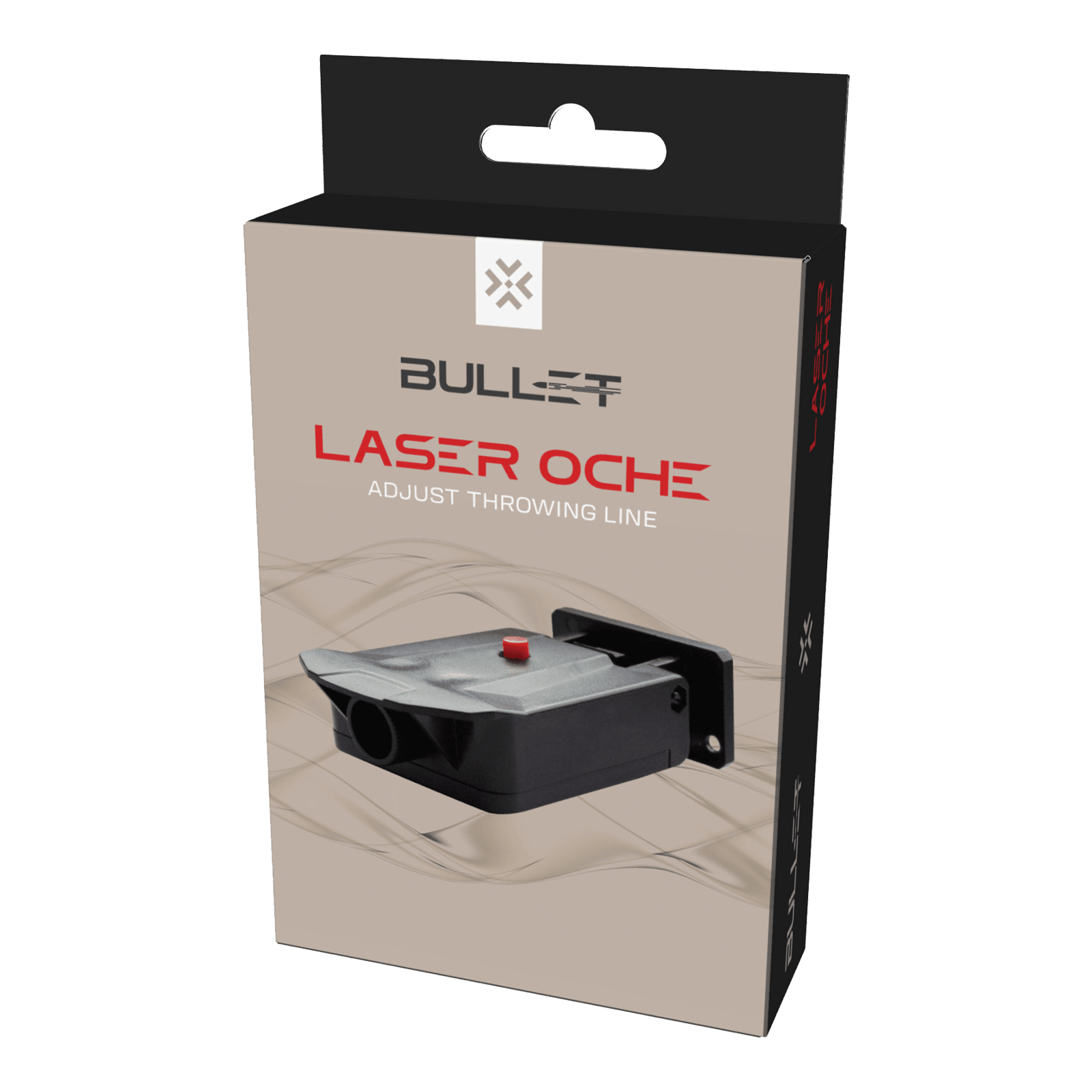 Roble láser bala Bullet Laser Oche zur Anzeige der Oche-Linie für Darts. Das Gerät erleichtert die Einhaltung der richtigen Abwurfdistanz.