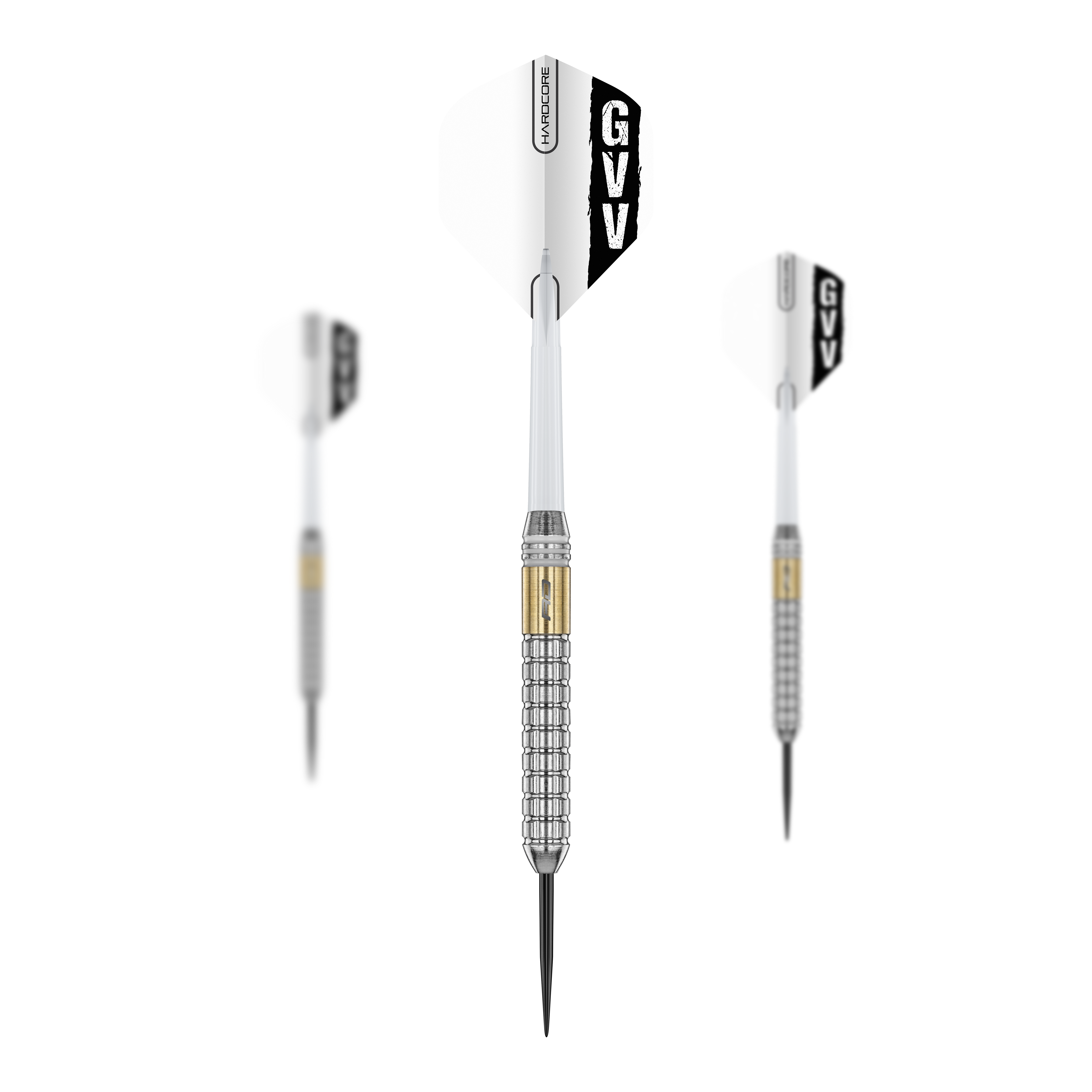 Dardos de acero de latón Red Dragon Gian Van Veen - 21 g Dieses Bild zeigt ein Set der Red Dragon Gian Van Veen Brass Steeldarts mit 21 g. Das Dart-Set eignet sich optimal für ambitionierte Spieler.