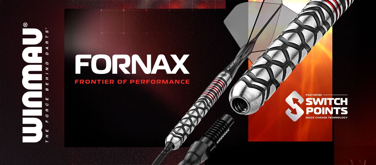 Ein Bild mit dem Dateinamen 2025-12_LP_Winmau_Fornax. Es ist wahrscheinlich eine Darstellung eines Produkts aus der Winmau Fornax Reihe.