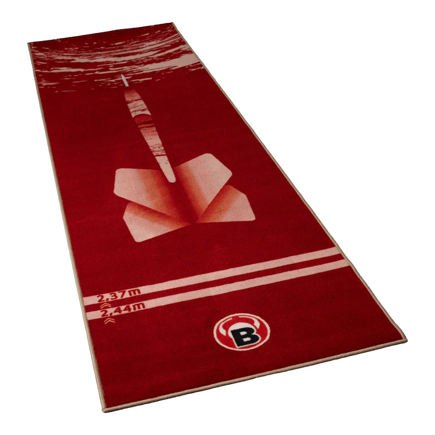 Alfombra Beazd Carpet-Mat 180 - Roja