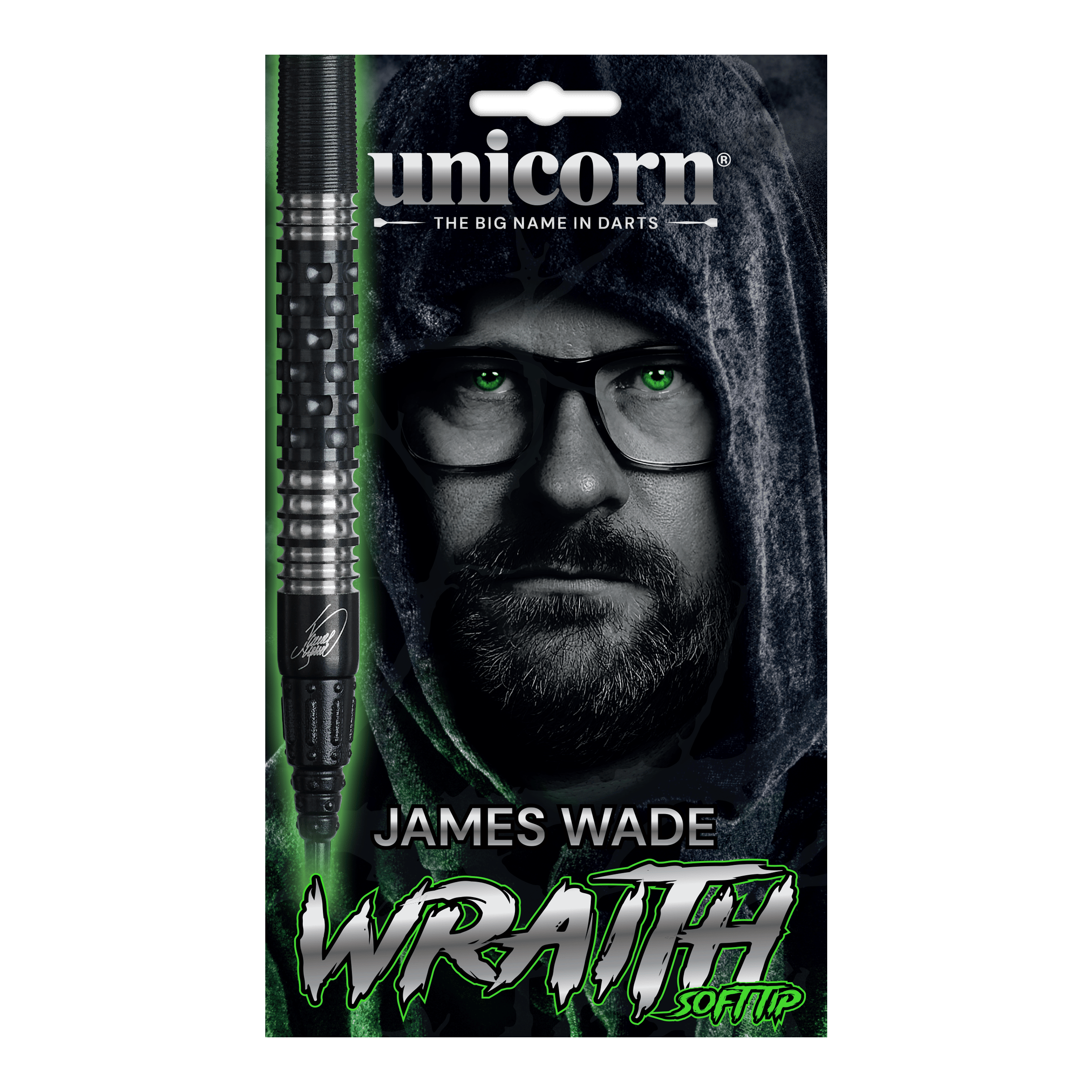 Dardos blandos Unicorn Wraith James Wade - 19 g Abgebildet sind die Unicorn Wraith James Wade Softdarts - 19g. Die Darts haben ein schlankes Design für präzises Werfen.