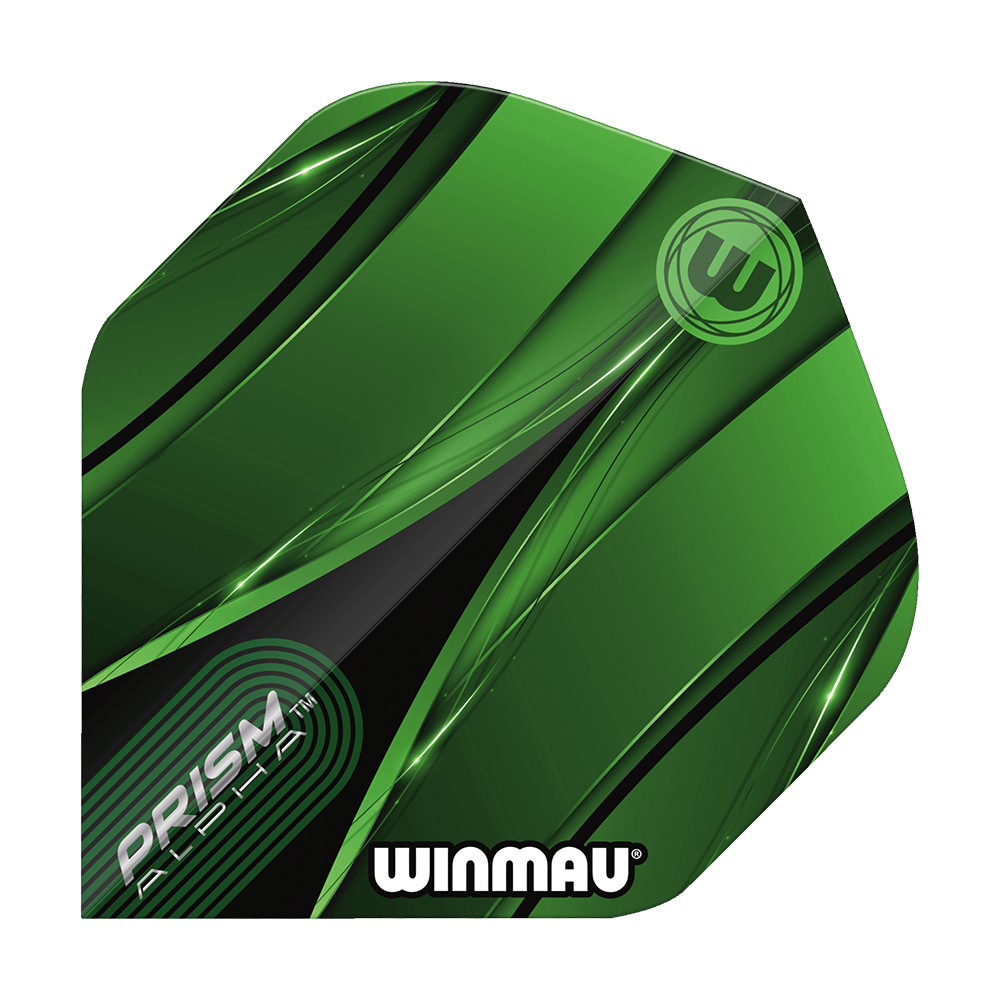 Vuelos estándar Winmau Alpha Sniper Green Die Winmau Alpha Sniper Green Standard Flights werden auf dem Bild dargestellt. Das Produkt hat eine klassische Standardform.