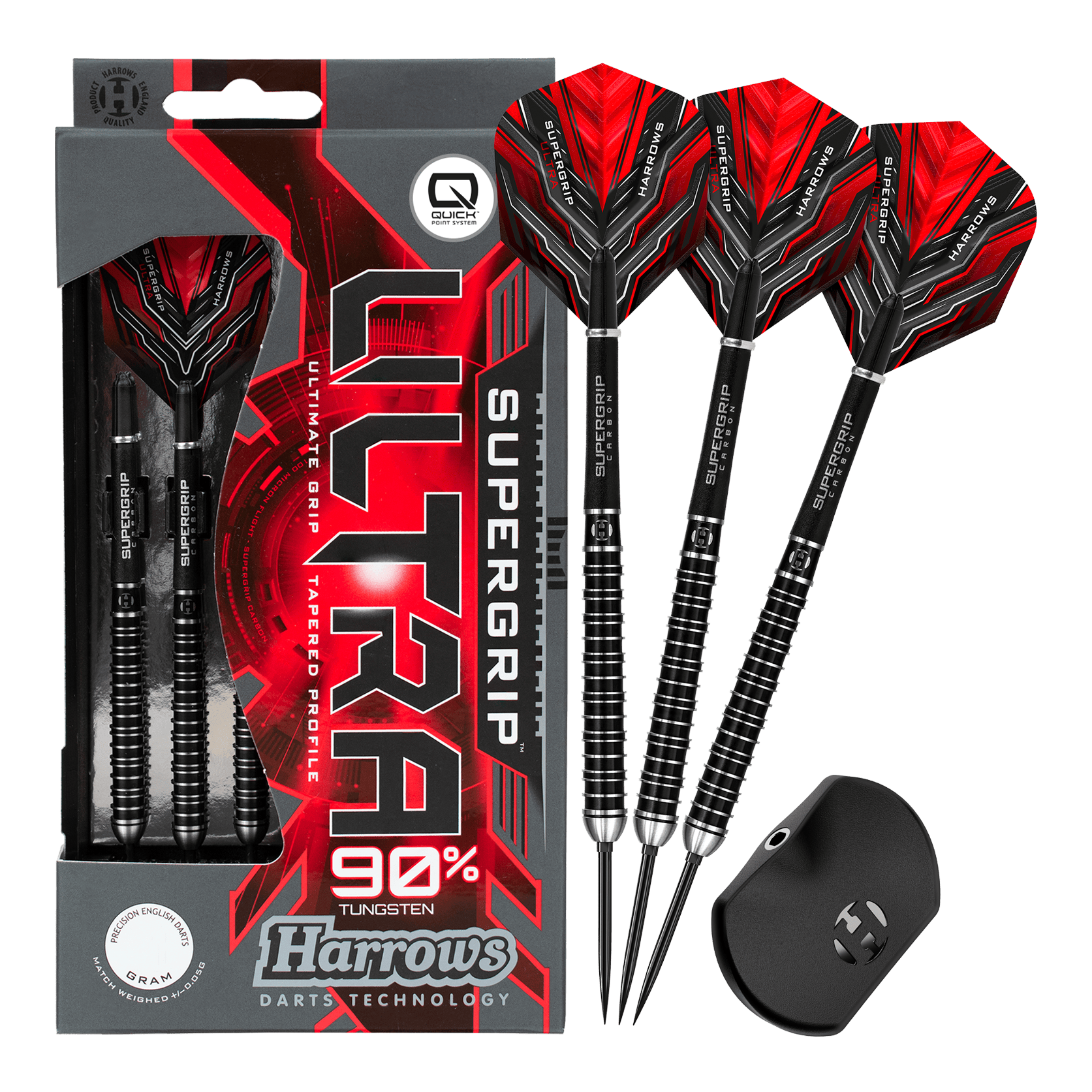 Dardos de acero Harrows Supergrip Ultra Quick Point Dardos de acero Harrows Supergrip Ultra Quick Point