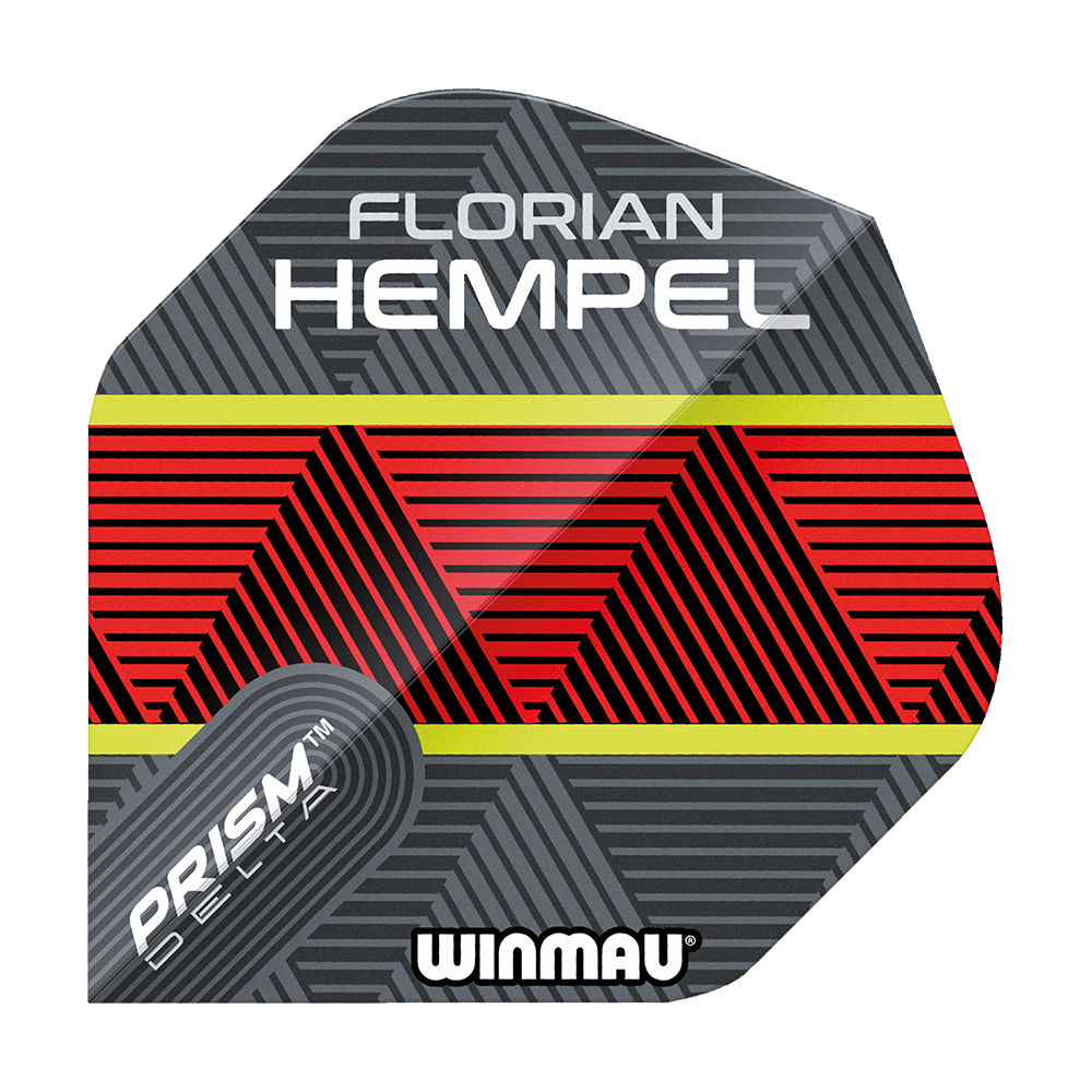 Winmau Prism Delta Florian Hempel Metálico 2 vuelos estándar