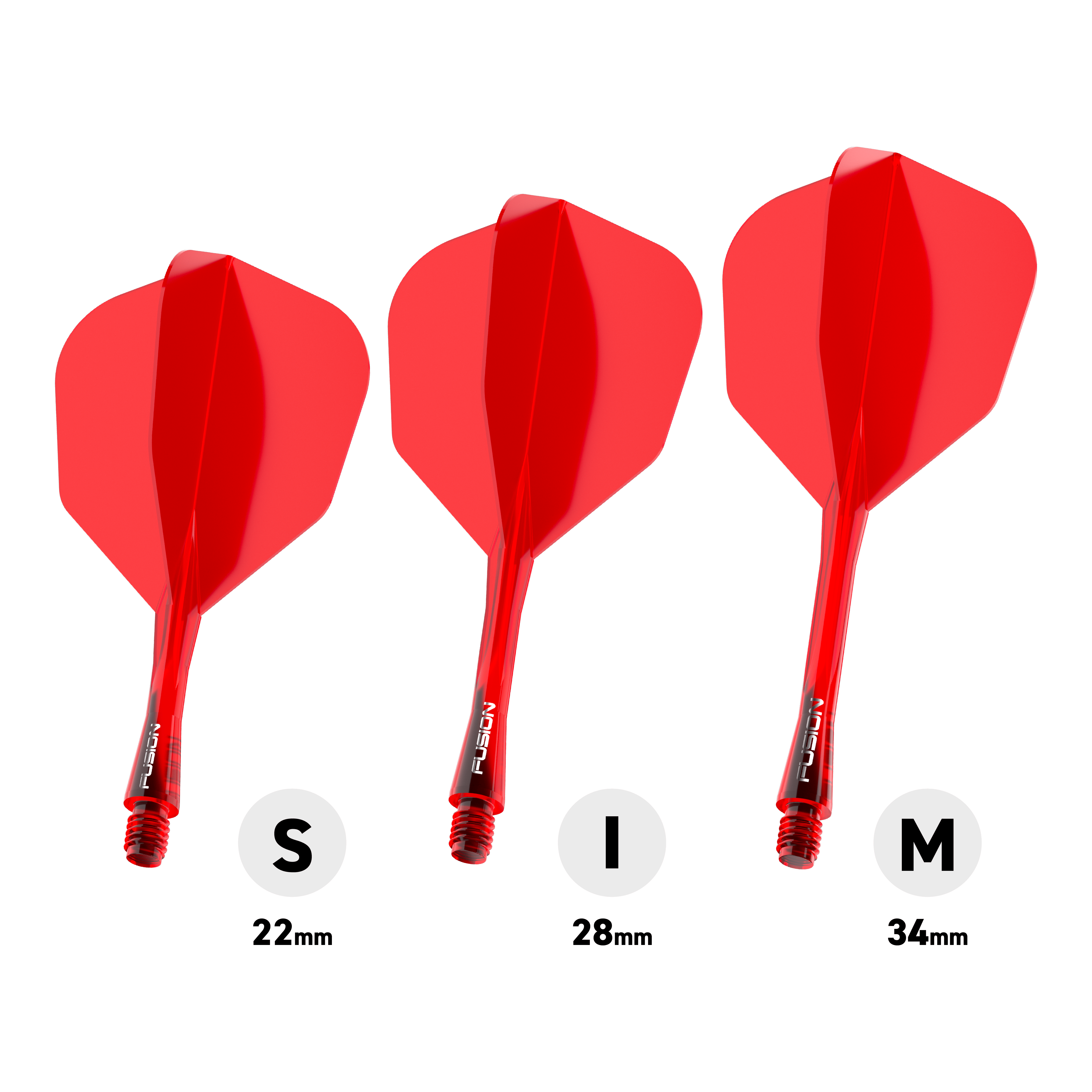 Sistema de eje de vuelo Winmau Fusion No6 Rojo Das Bild stellt das Winmau Fusion Flight-Shaft-System No6 in Rot dar. Dieses System kombiniert Flight und Shaft in einem roten Design.