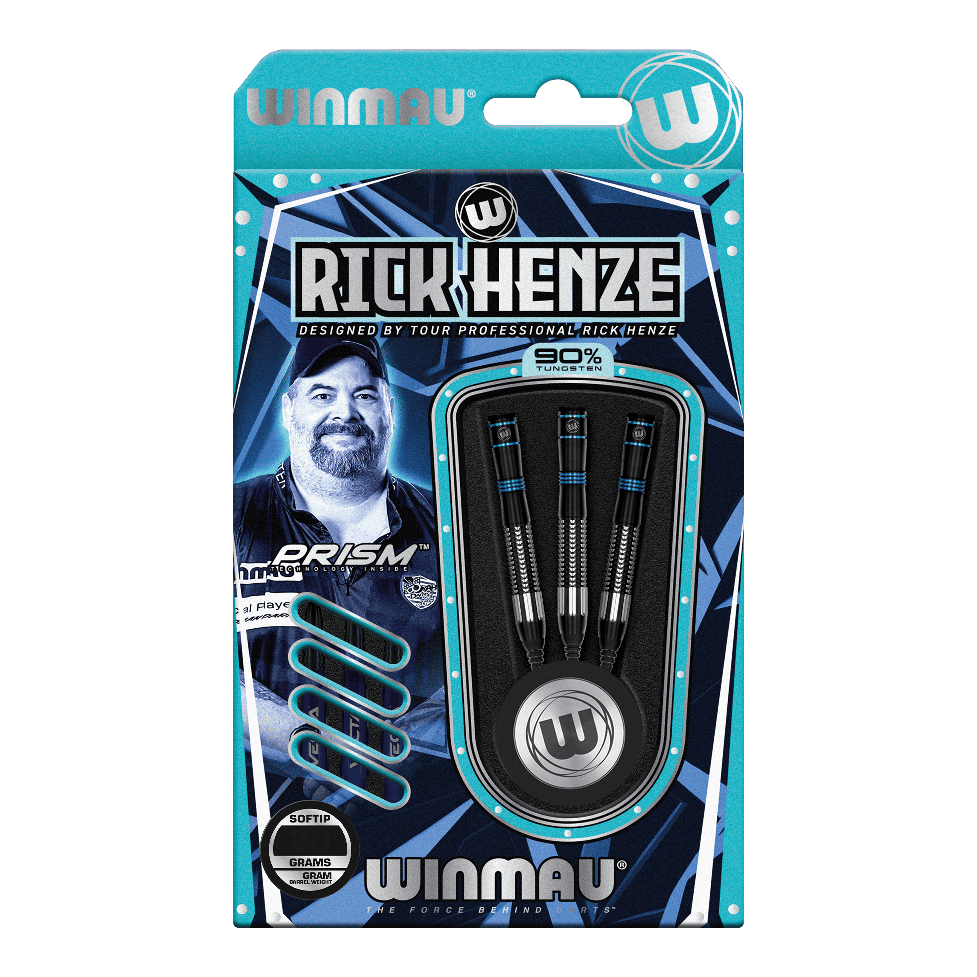 Dardos blandos Winmau Rick Henze - 21g