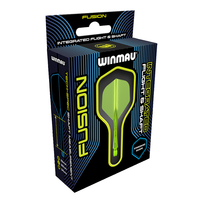 Winmau Fusion Flight Shaft System Estándar Amarillo