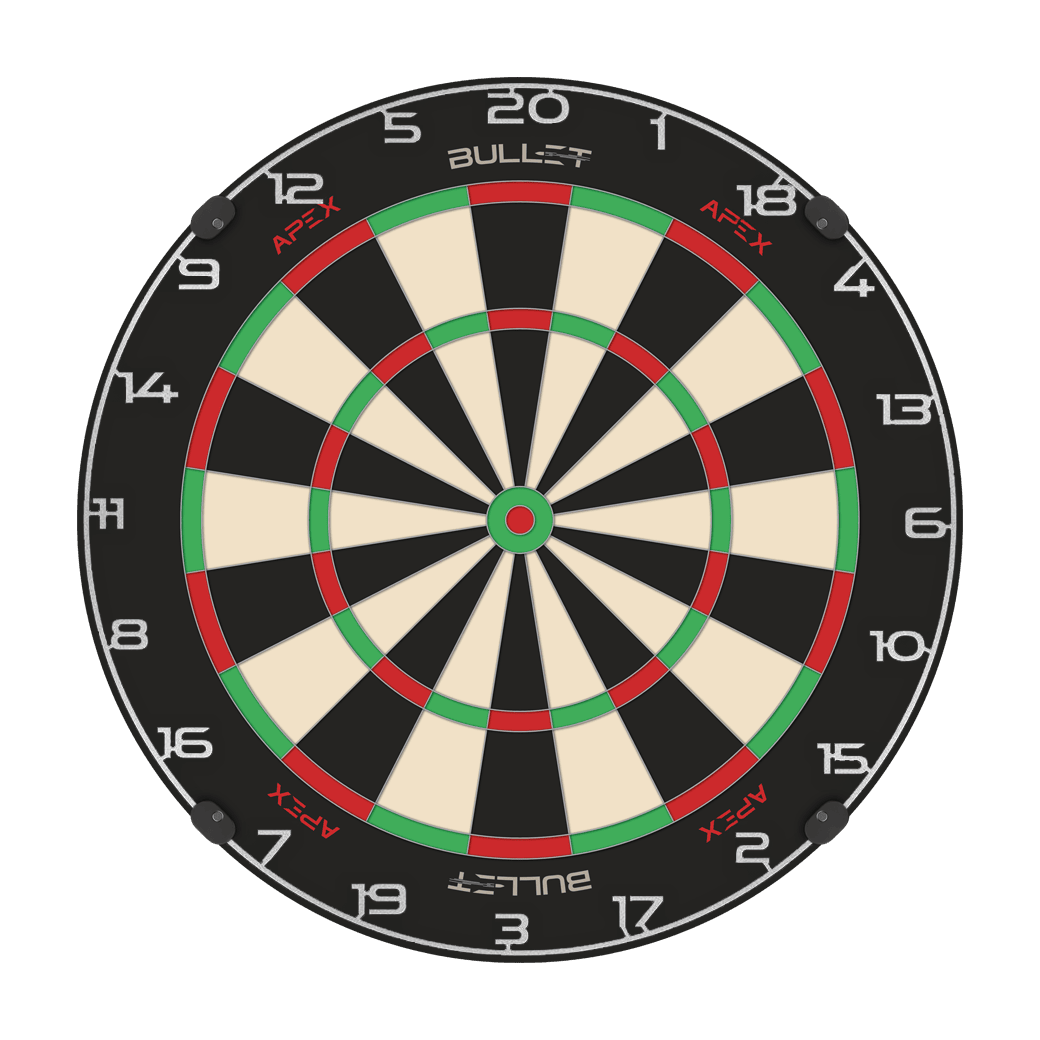 Dargestellt ist ein weiterer silberner Dartboard-Zahlenring. Er wird verwendet, um die Punktzahlen beim Dart zu markieren.