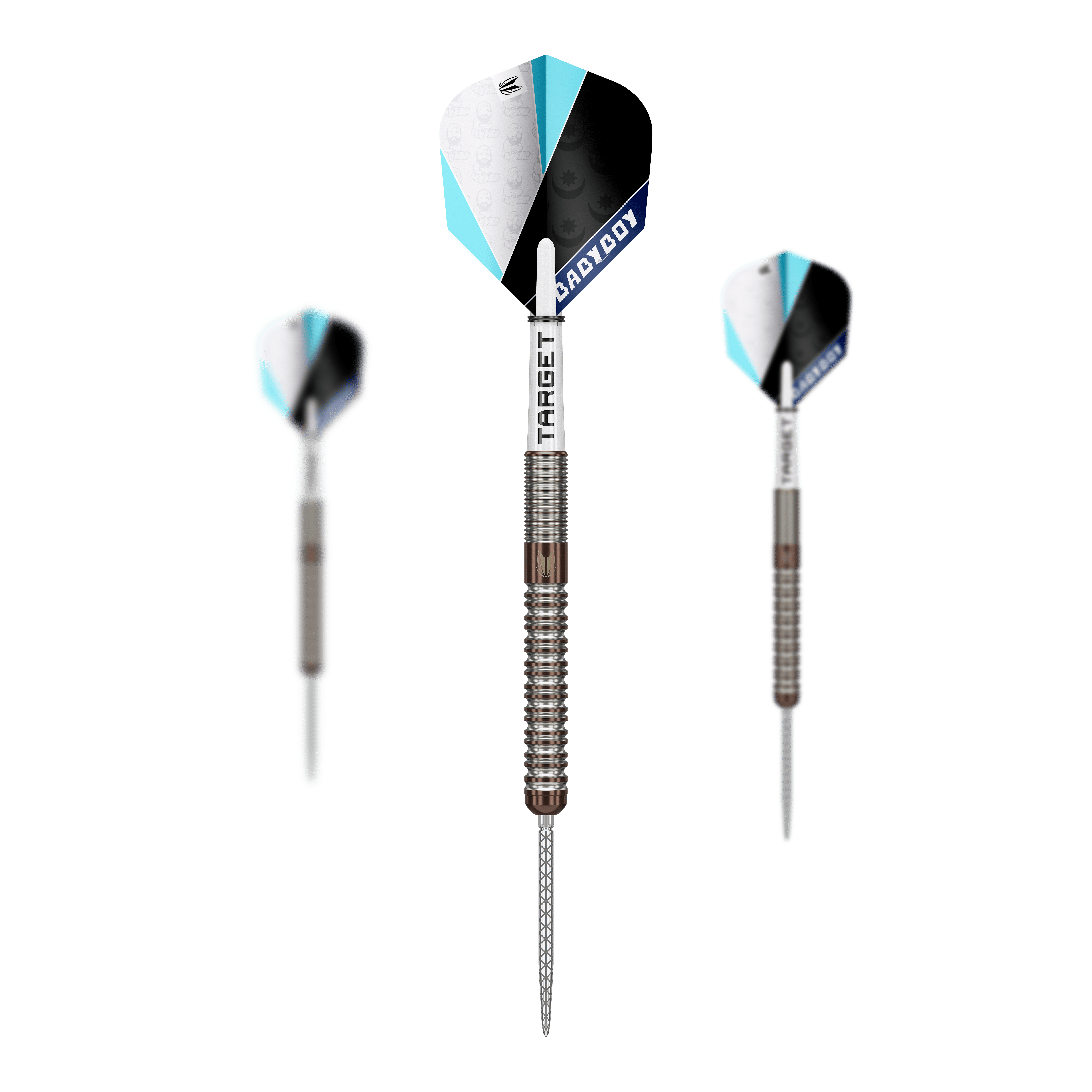 Dardos Steeldarts Target Adam Lipscombe Swiss Points - 25 g Abgebildet sind die Target Adam Lipscombe Swiss Points Steeldarts. Dieses Dart-Set zeichnet sich durch besondere Präzision aus.