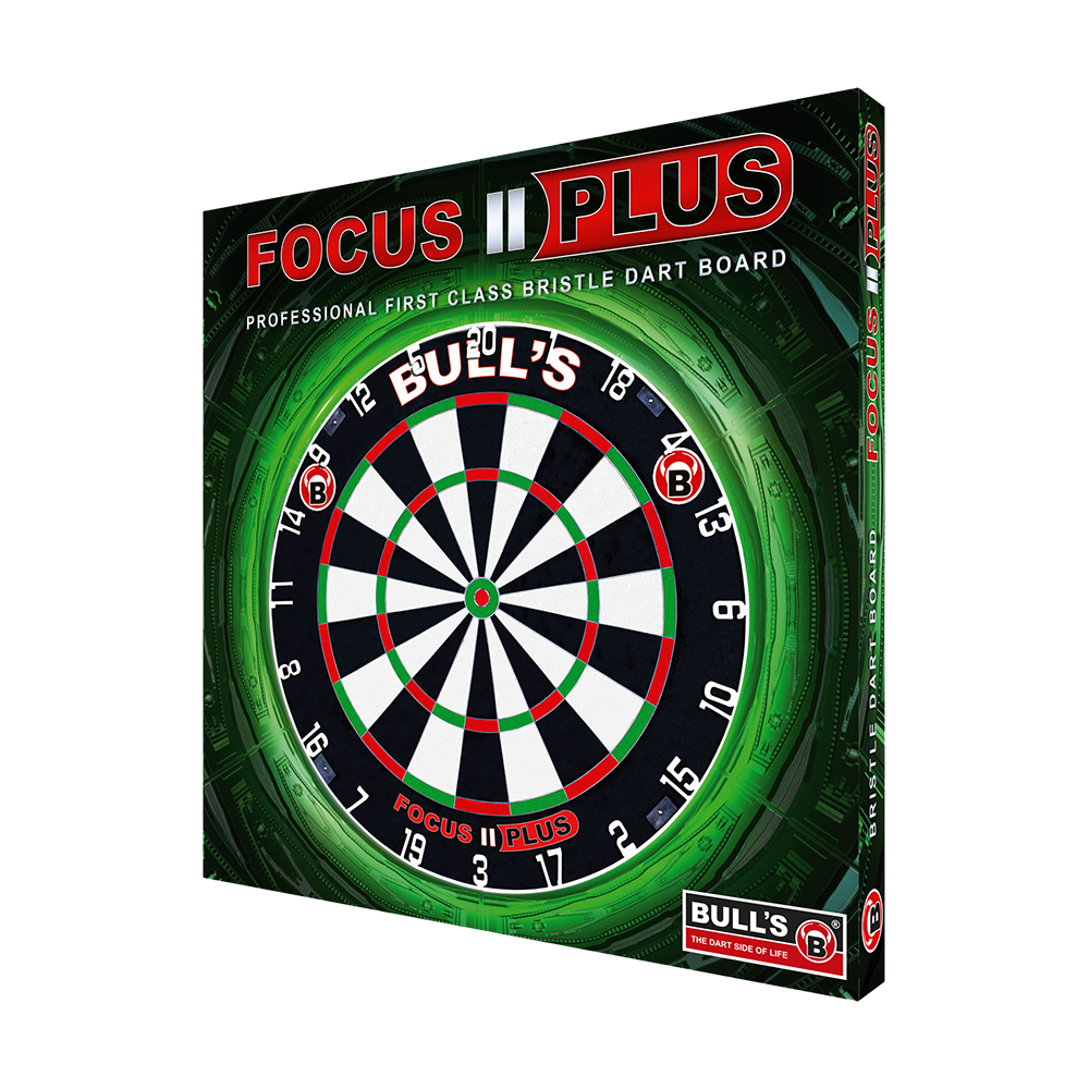Tablero de dardos de acero Bulls Focus II Plus
