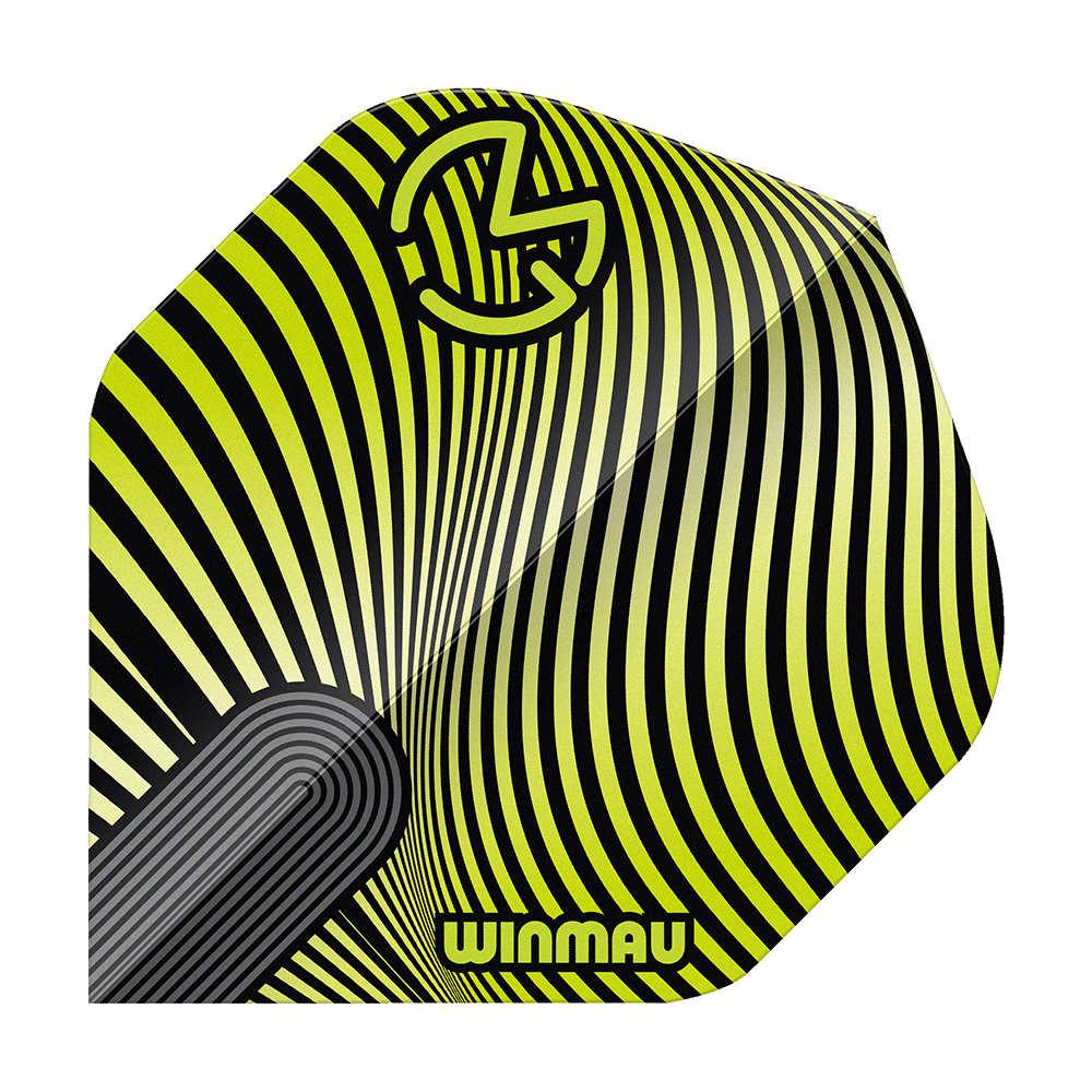 Plumas estándar Winmau Prism Delta MVG Verde Negro N.° 2 Dieses Bild zeigt die Winmau Prism Delta MvG Green Black No2 Standard Flights. Die Flights sind in den Farben Grün und Schwarz gehalten.