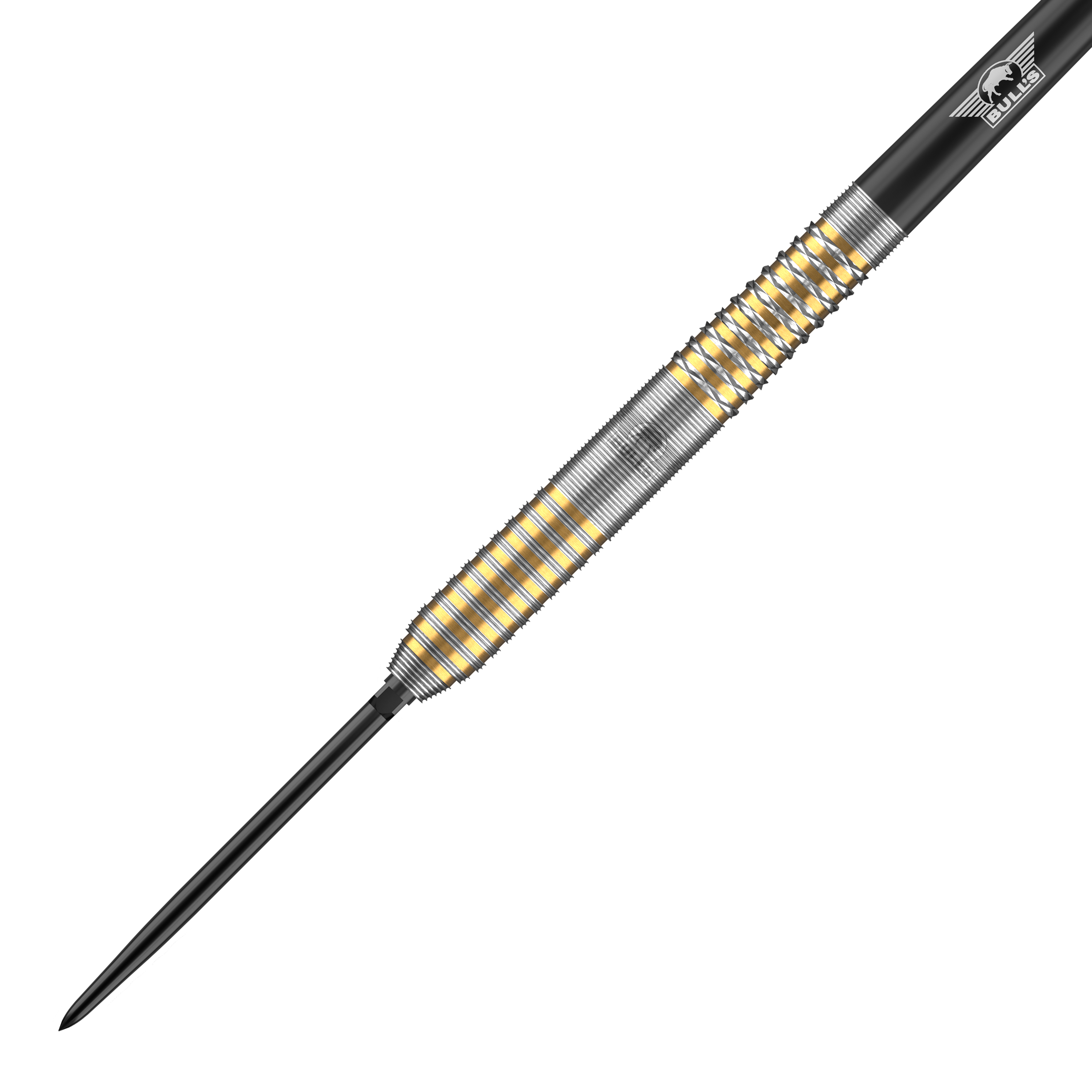 Dardos de acero convertibles con puntas vintage Ghost de Bulls NL Das Bild zeigt die Bulls NL Vintago Ghost Convertible Points Steeldarts. Es handelt sich um hochwertige Steeldarts mit auswechselbaren Spitzen.