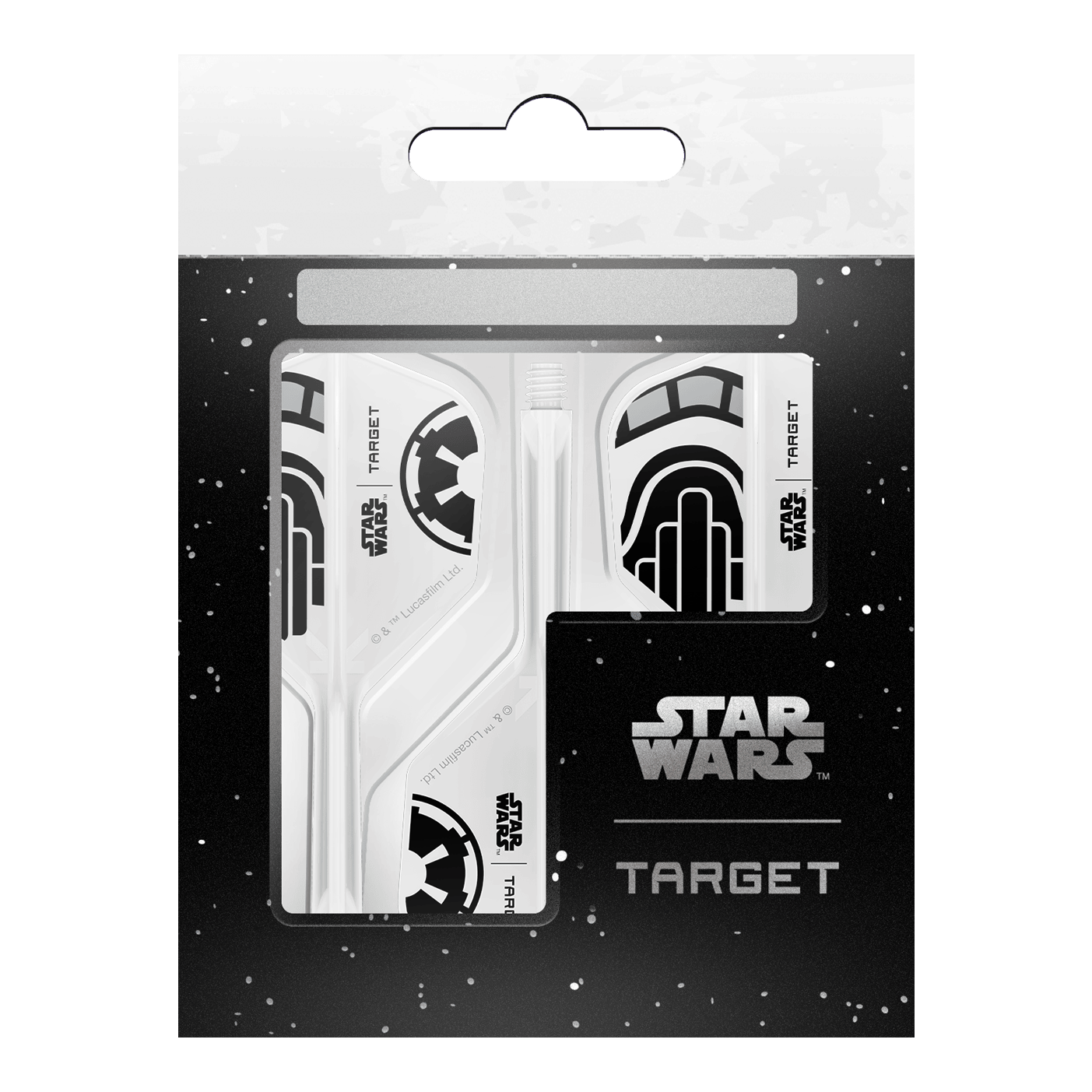 Vuelos Target Star Wars K-Flex Stormtrooper No. 6 Target Star Wars K-Flex Stormtrooper No6 Flights Dartflügel mit kultigem Stormtrooper-Motiv. Geeignet für Star Wars und Dart Enthusiasten.