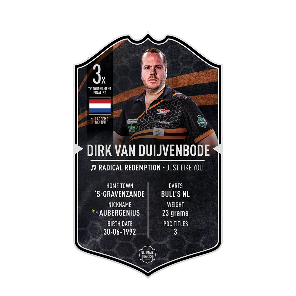 Tarjeta de dardos definitiva - Dirk Van Duijvenbode 2023