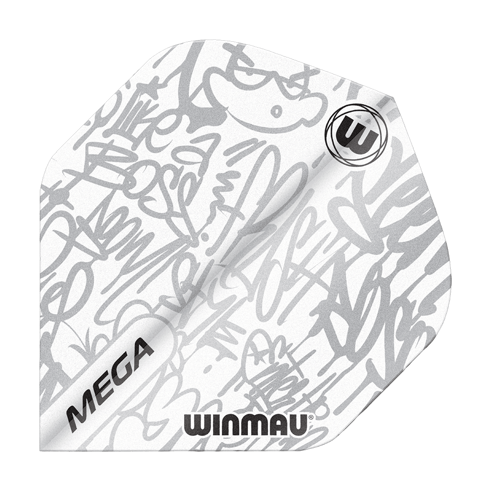 Winmau Mega White Standard Flights