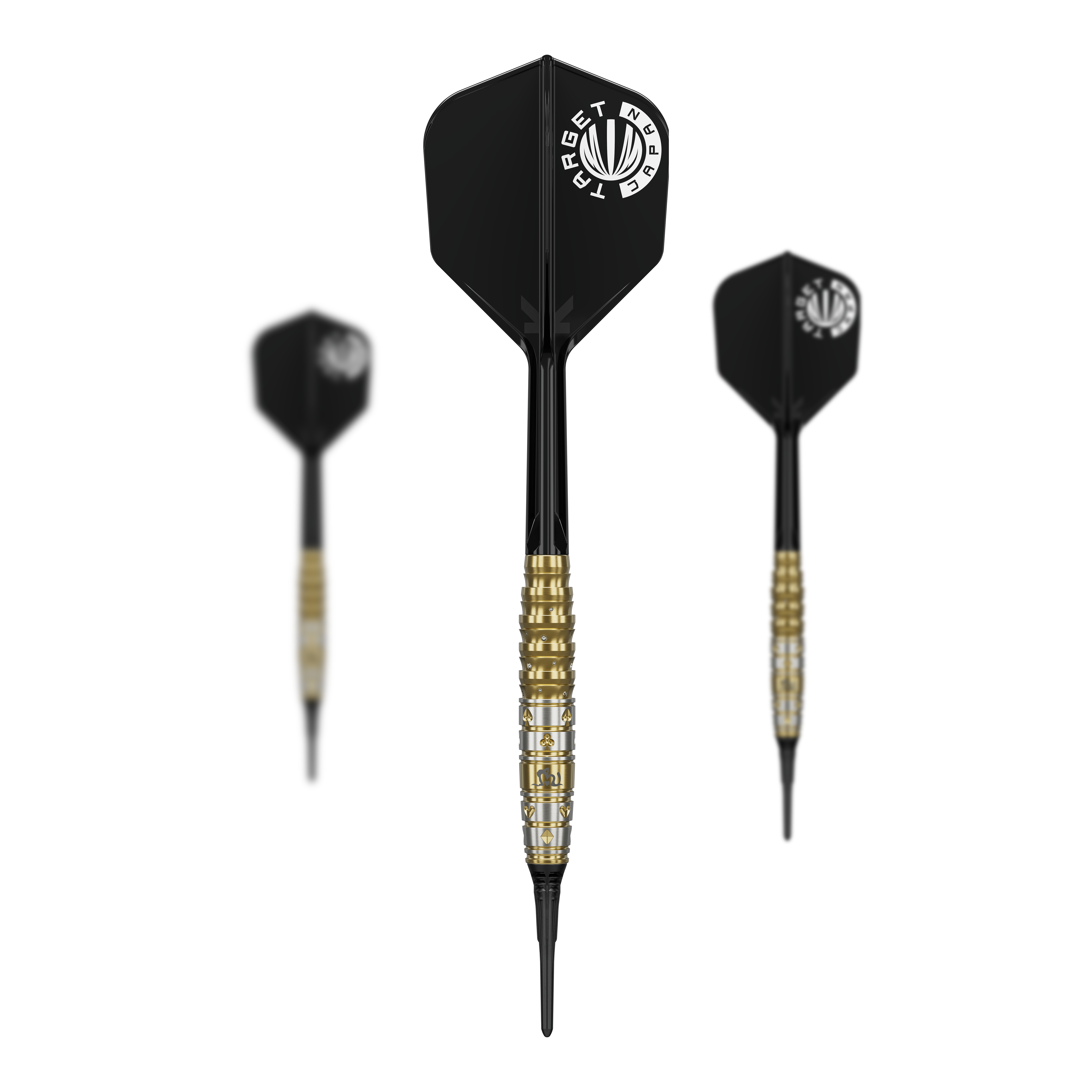 Dardos blandos Mayuko Morita Mayo GEN7.5 de la serie Prime de Target Japan - 20 g Abgebildet ist das Set der Target Japan Prime Series Mayuko Morita Mayo GEN7.5 Softdarts mit 20 Gramm. Das Set zeigt alle enthaltenen Darts und Zubehör für Softdartspieler.