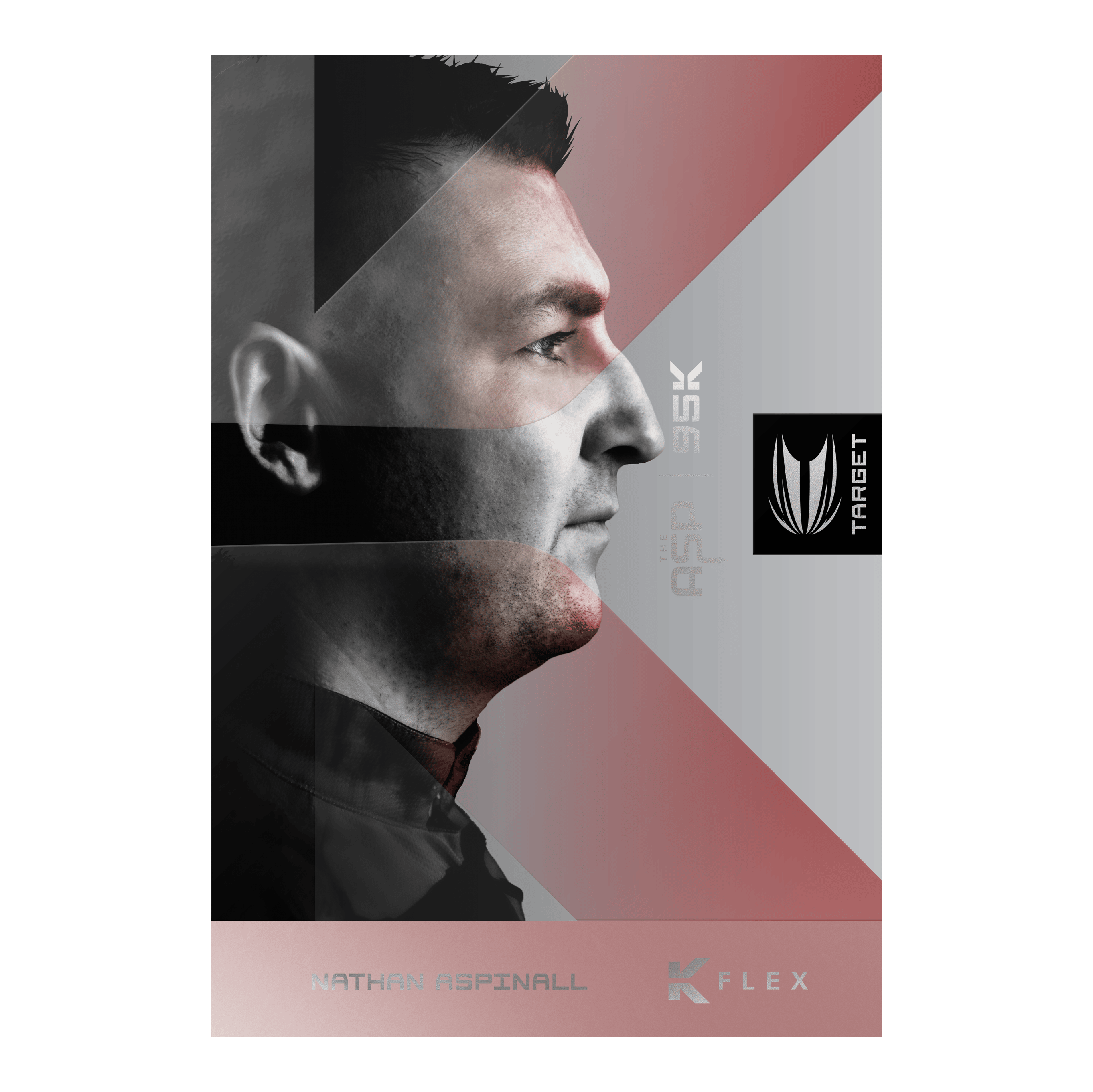 Dardos blandos Target Nathan Aspinall 95K - 18 g Auf dem Bild sieht man die Target Nathan Aspinall 95K Softdarts - 18g. Diese Softdarts sind besonders für professionelle Darts-Spieler geeignet.