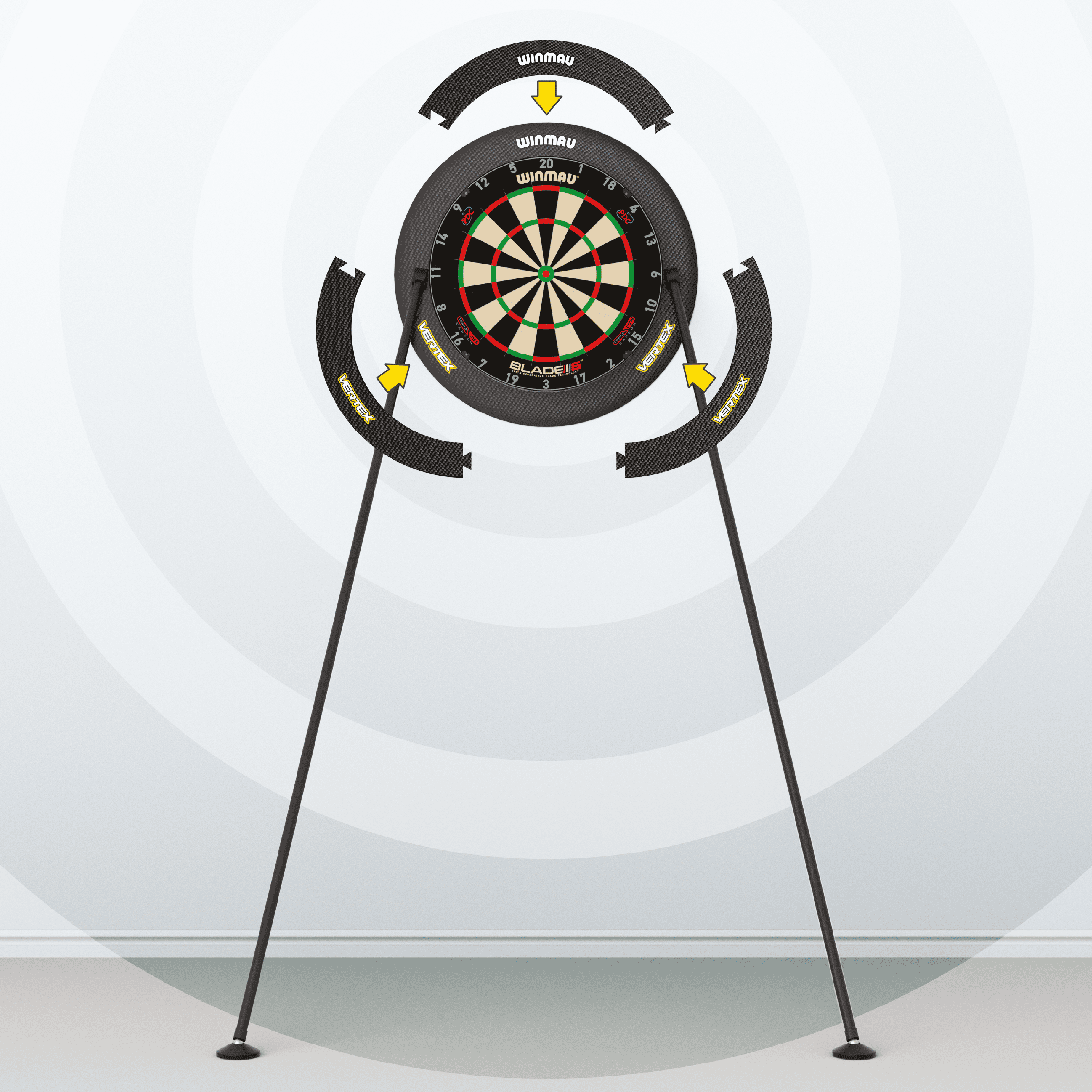 Soporte para diana Winmau Vertex