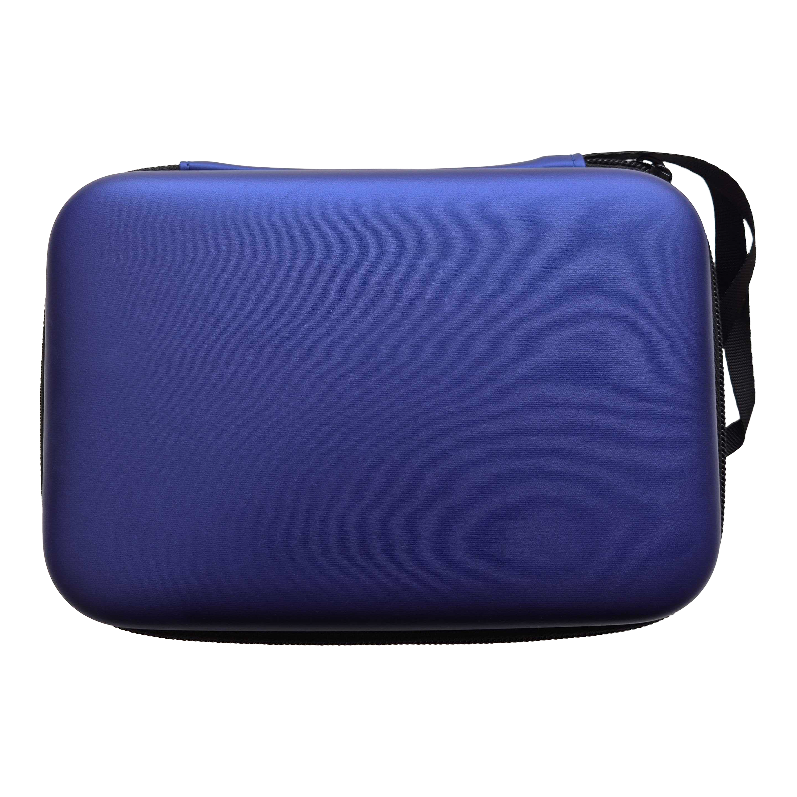 Ein weiteres Bild eines blauen, metallischen Dartcase ist abgebildet. Dies könnte das McDart DC02 Modell sein.