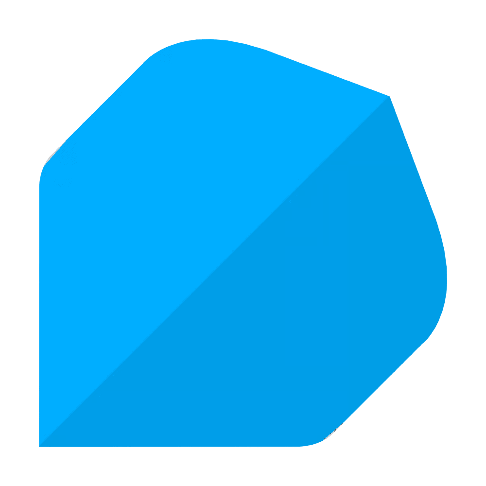 Vuelos estándar Poly-Plain Azul Das Bild zeigt die Poly-Plain Standard Flights in Blau. Es handelt sich um Zubehör für Dartpfeile.