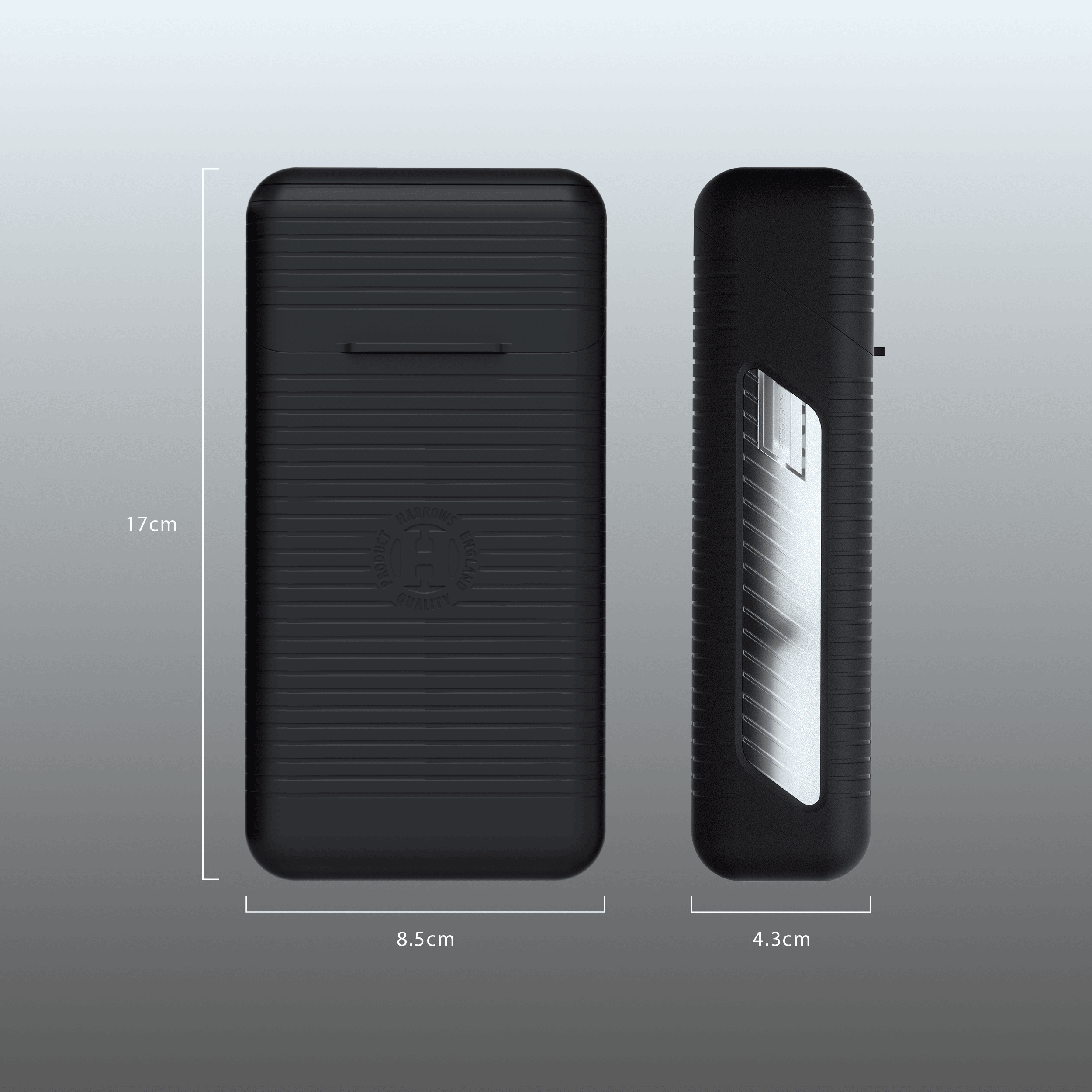 Estuche para dardos Harrows Vault Das Bild zeigt ein Dartcase von Harrows in transparenter Ausführung. Es wird als Harrows Vault Dartcase Clear dargestellt.