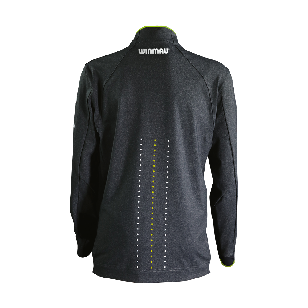 8409_Winmau_Michael_Van_Gerwen_Alpine_Top_Longsleeve_2_NEU Winmau Michael Van Gerwen Alpine Dart Top Longsleeve ist vollständig gezeigt. Das Shirt hat einen sportlichen Schnitt.