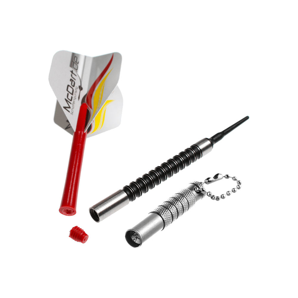 Eliminador de residuos de eje de bala Das Bild zeigt noch einmal einen Bullet Shaftrest Entferner in Silber. Es ist ein Werkzeug zum Entfernen von Shaftrests bei Dartpfeilen.