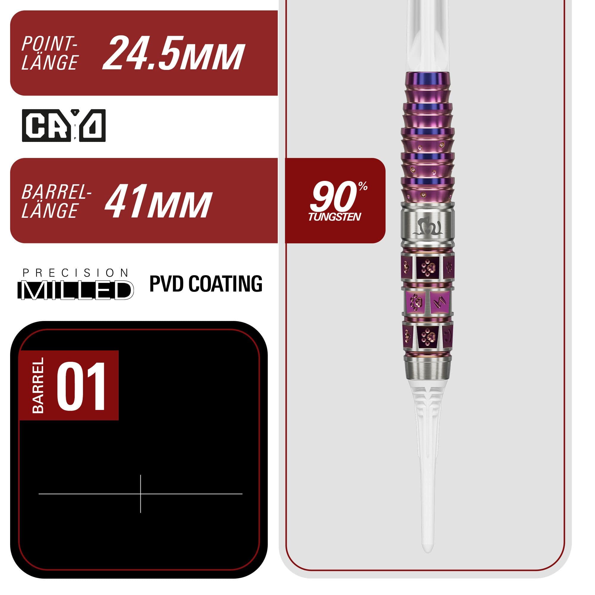 Dardos blandos Target Japan Prime Series Mayo GEN8 - 18 g