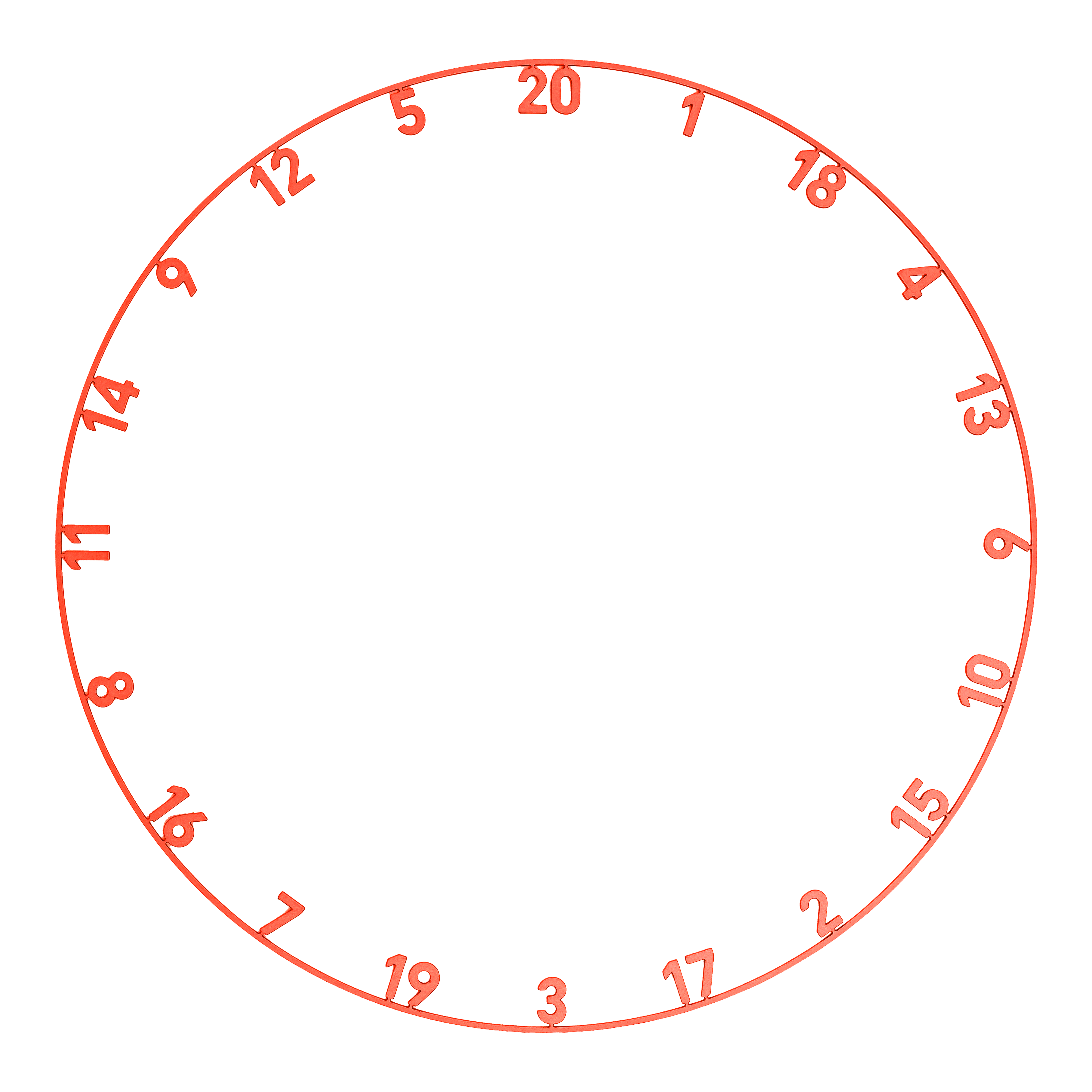 Diana de dardos de acero Endorphine de precisión 180 con anillo numerado - Rojo Infierno Auf dem Bild sieht man das Precise 180 Endorphine Steeldartboard mit Nummernring in der Farbe Inferno Red. Das Dartboard hat ein auffälliges rotes Design.