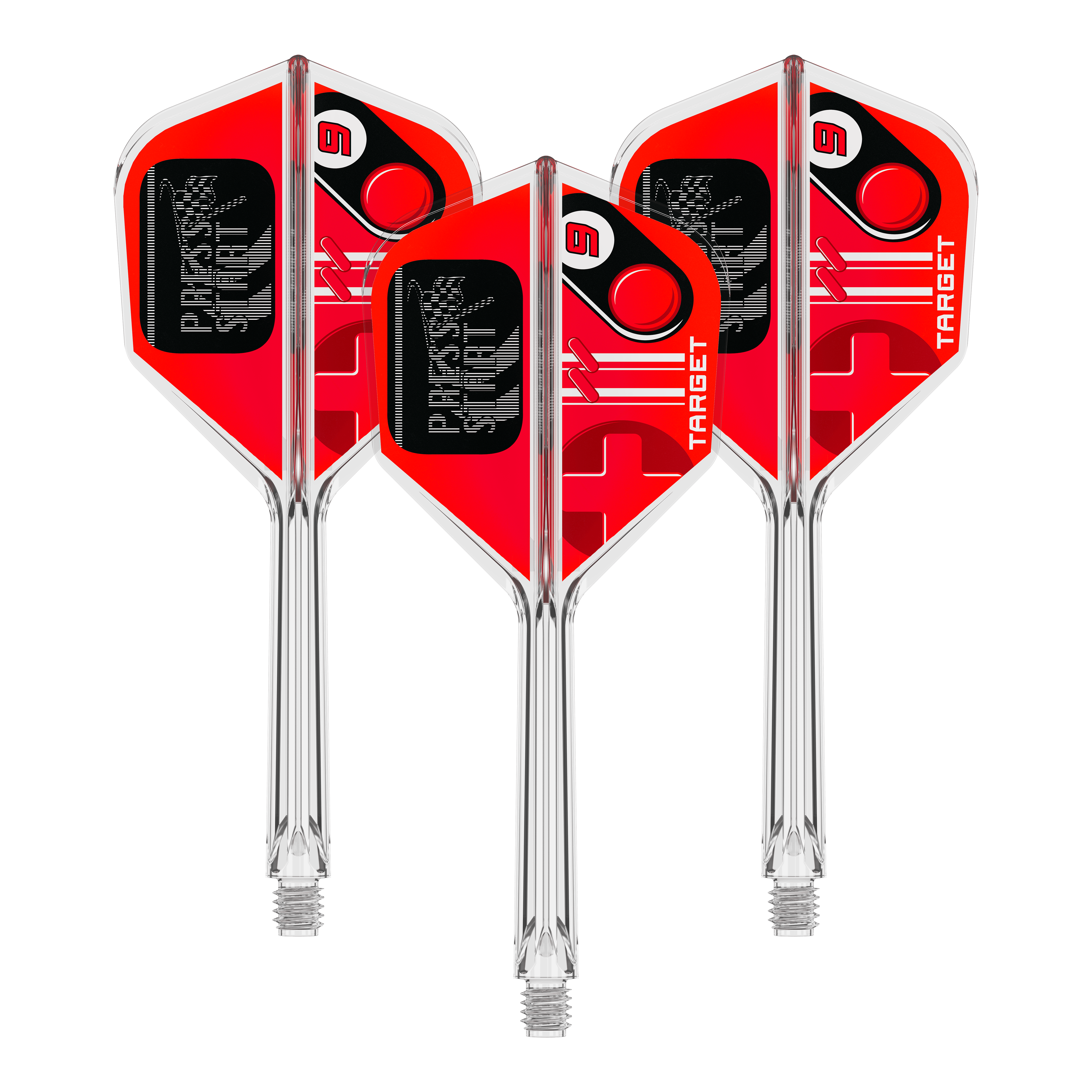 Target K-Flex Press Start No6 Vuelos Das Bild stellt ein Set Flights für Darts dar, genannt 410584 Target K-Flex PressStart No6 33mm. Es ist ein Ersatzteil für Dartpfeile.