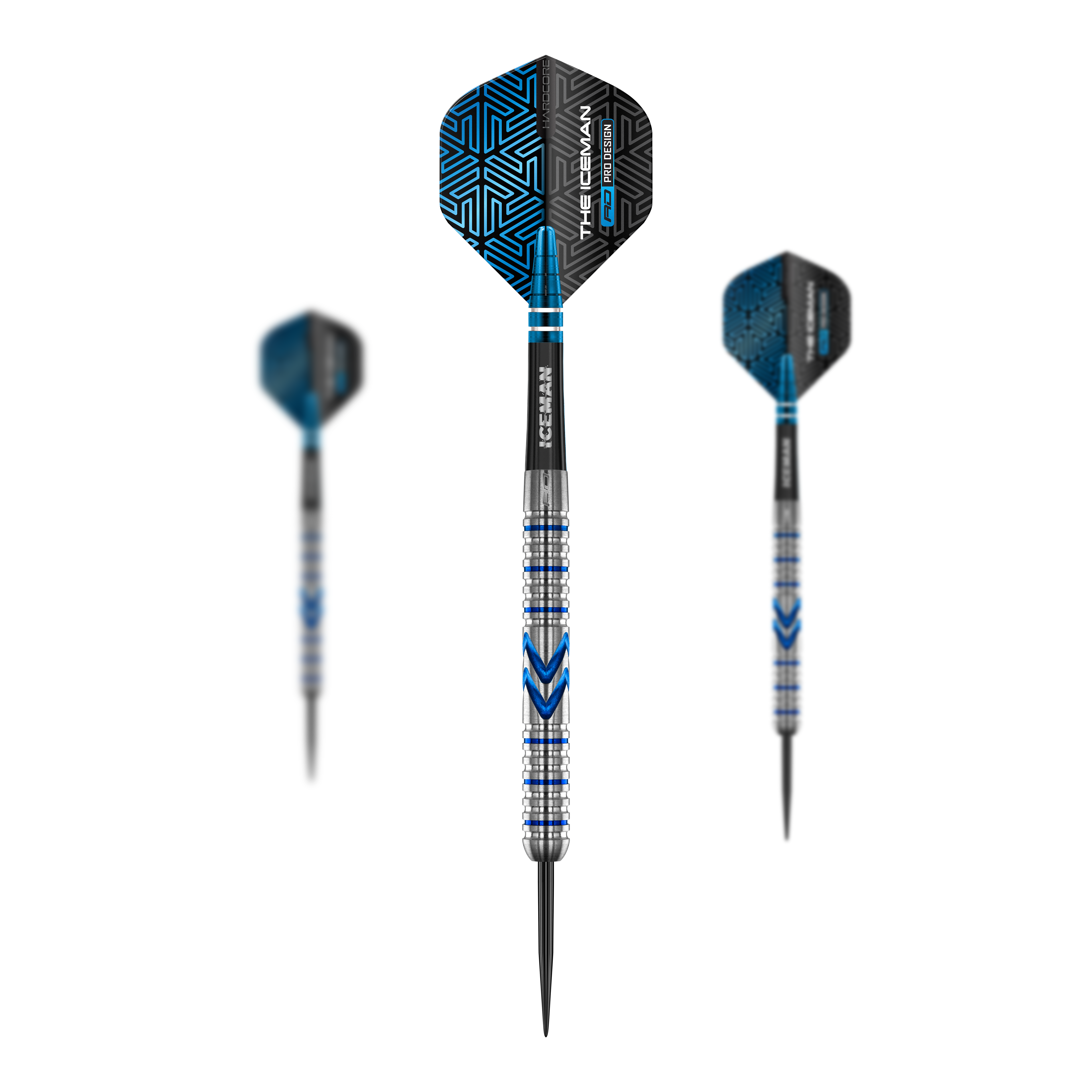 Dardos de acero Red Dragon Gerwyn Price Iceman Midnight Edition