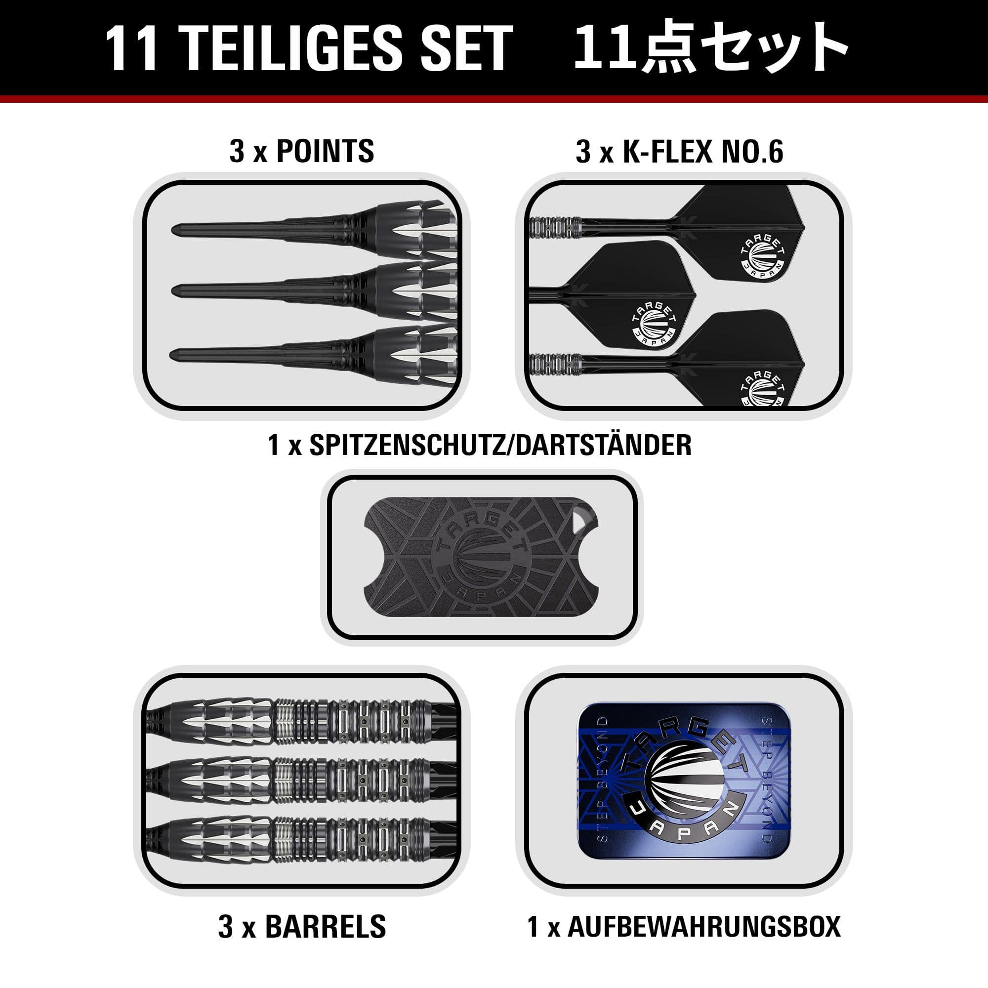 Dardos blandos Target Japan Pyro GEN12 - 17 g 