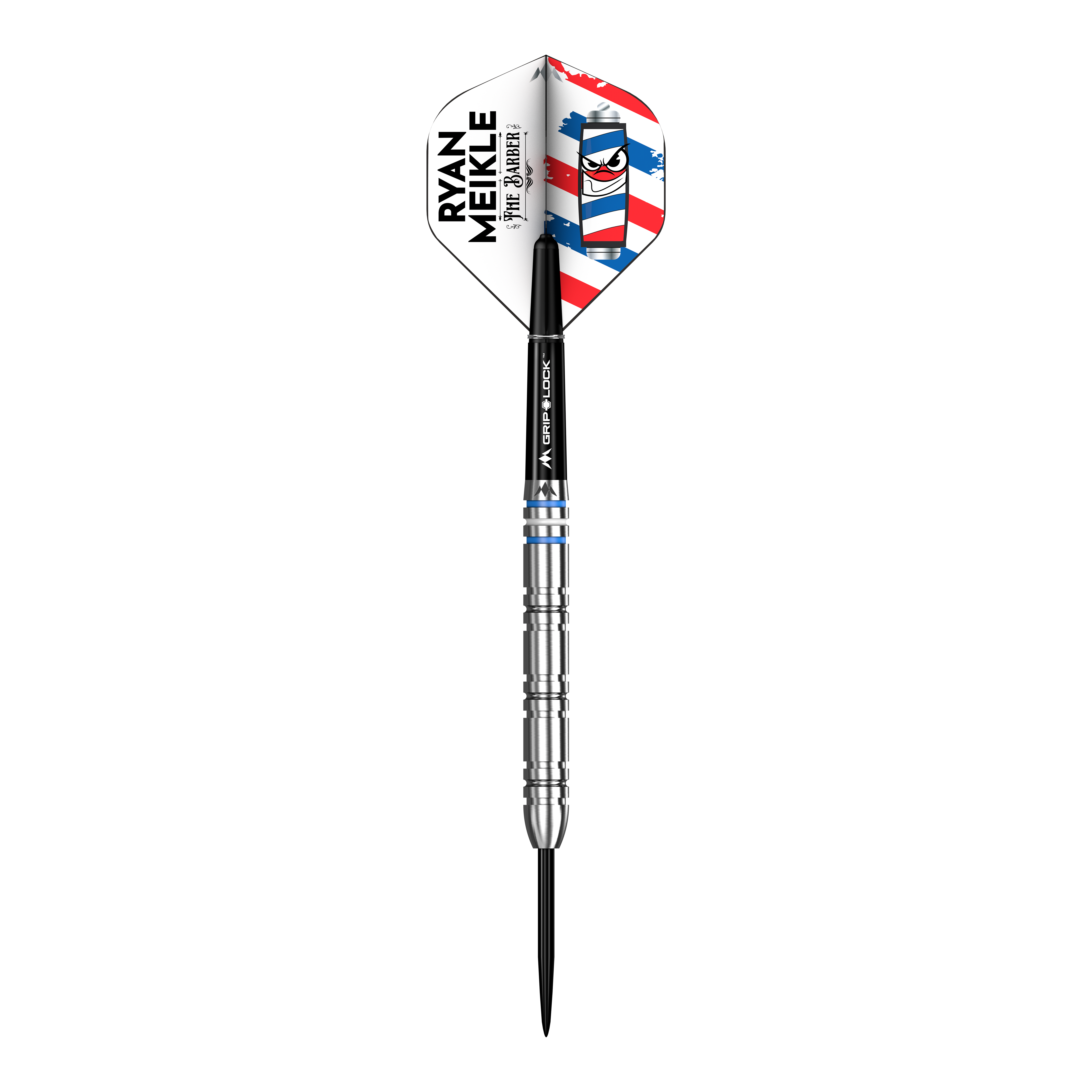 Misión Ryan Meikle The Barber Steeldarts - 23 g Mission Ryan Meikle The Barber Steeldarts - 23g Darts sind abgebildet. Das Bild zeigt das Design und die Details dieses Steeldarts.