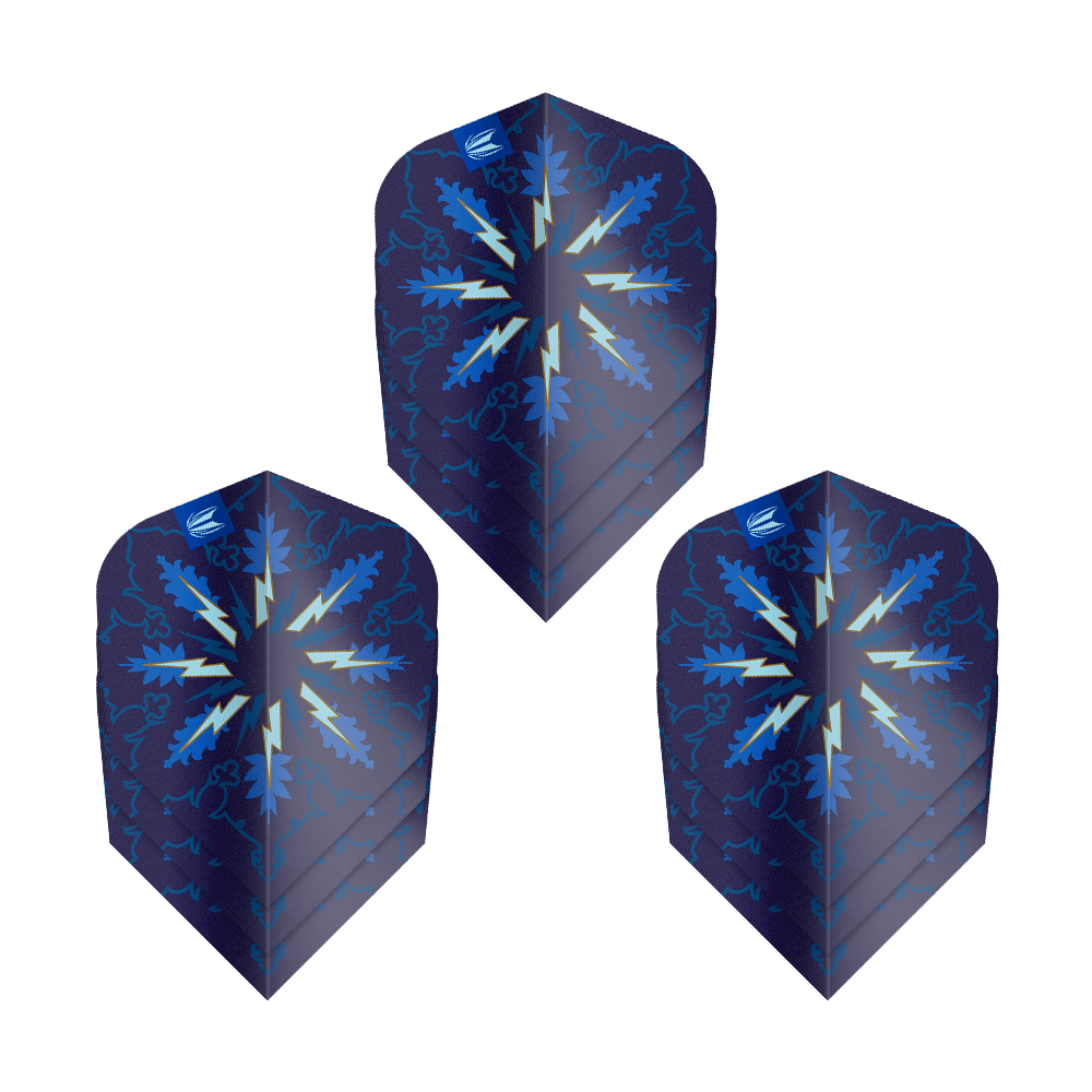 Juego de 3 plumas Target ProUltra Phil Taylor Power Gx2 Ten-X Target ProUltra Phil Taylor Power Gx2 Ten-X Flights - 3 Sets werden hier dargestellt. Diese Flights sind für Dartpfeile geeignet.
