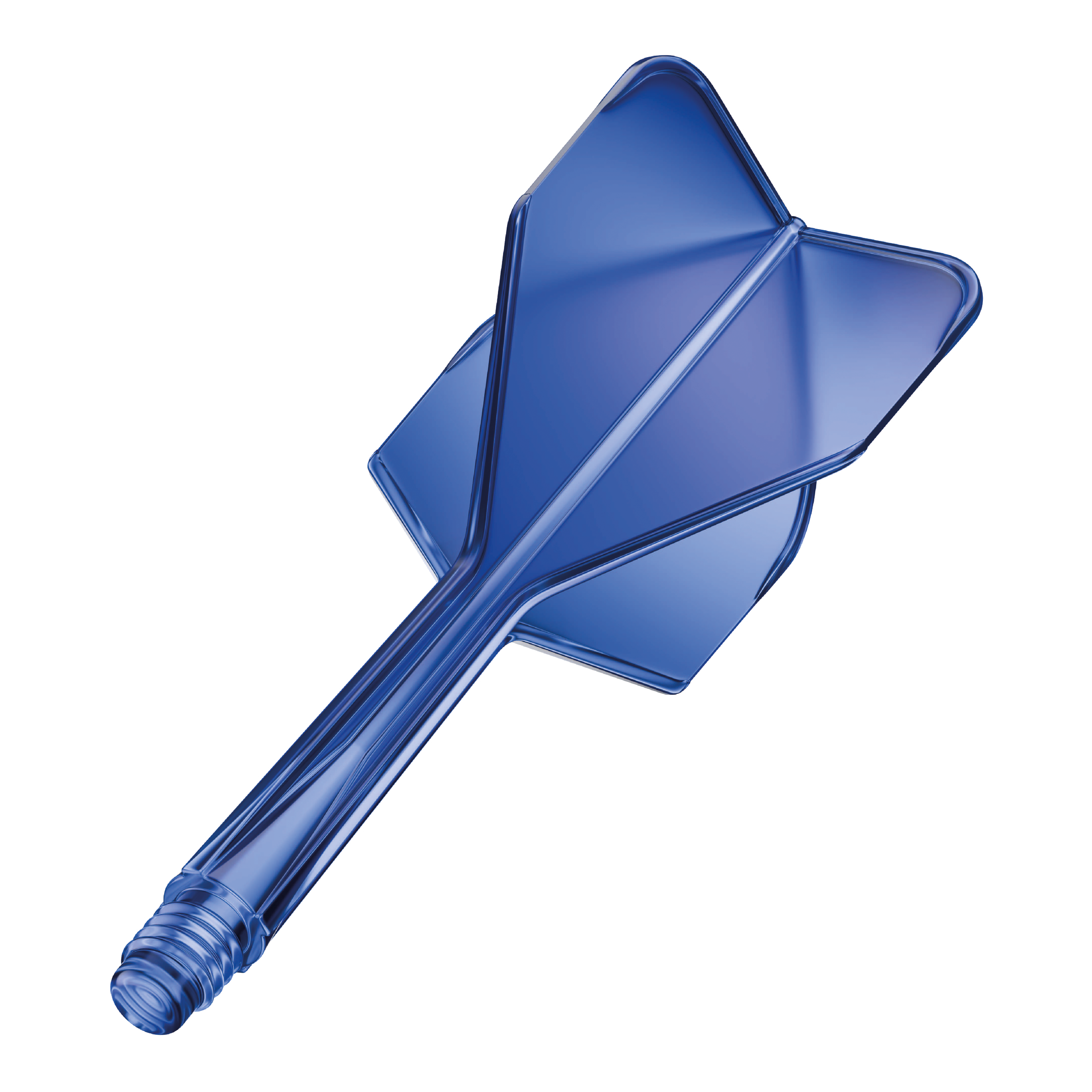 Sistema de eje de vuelo GOAT A1R No6 - Azul Das Bild zeigt das Produkt "GOAT A1R No6 Flight-Shaft-System" in Blau. Es handelt sich um einen einteiligen Flight-Shaft für Darts.