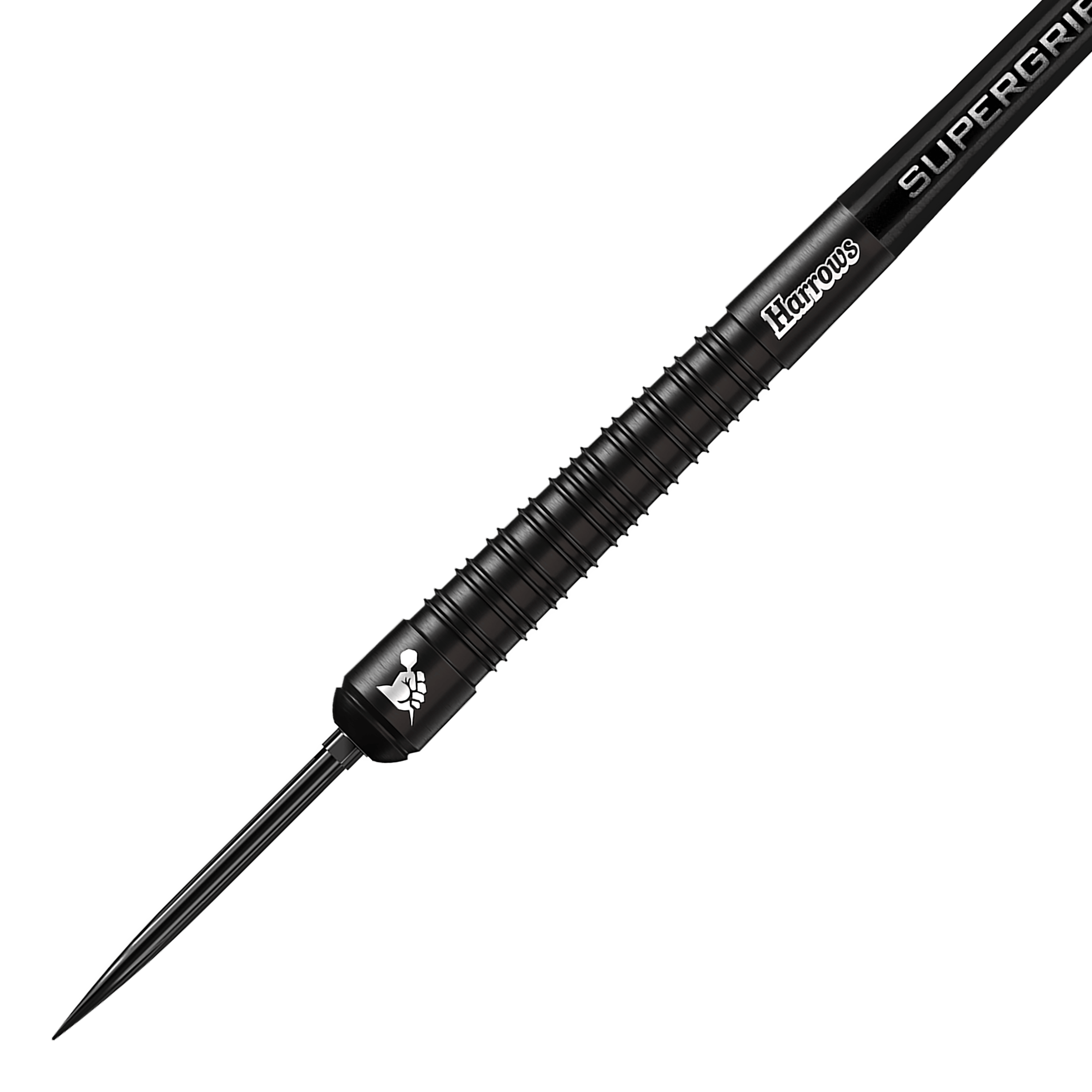 Dardos de acero Harrows Supergrip 90 Black Edition Quick Point
