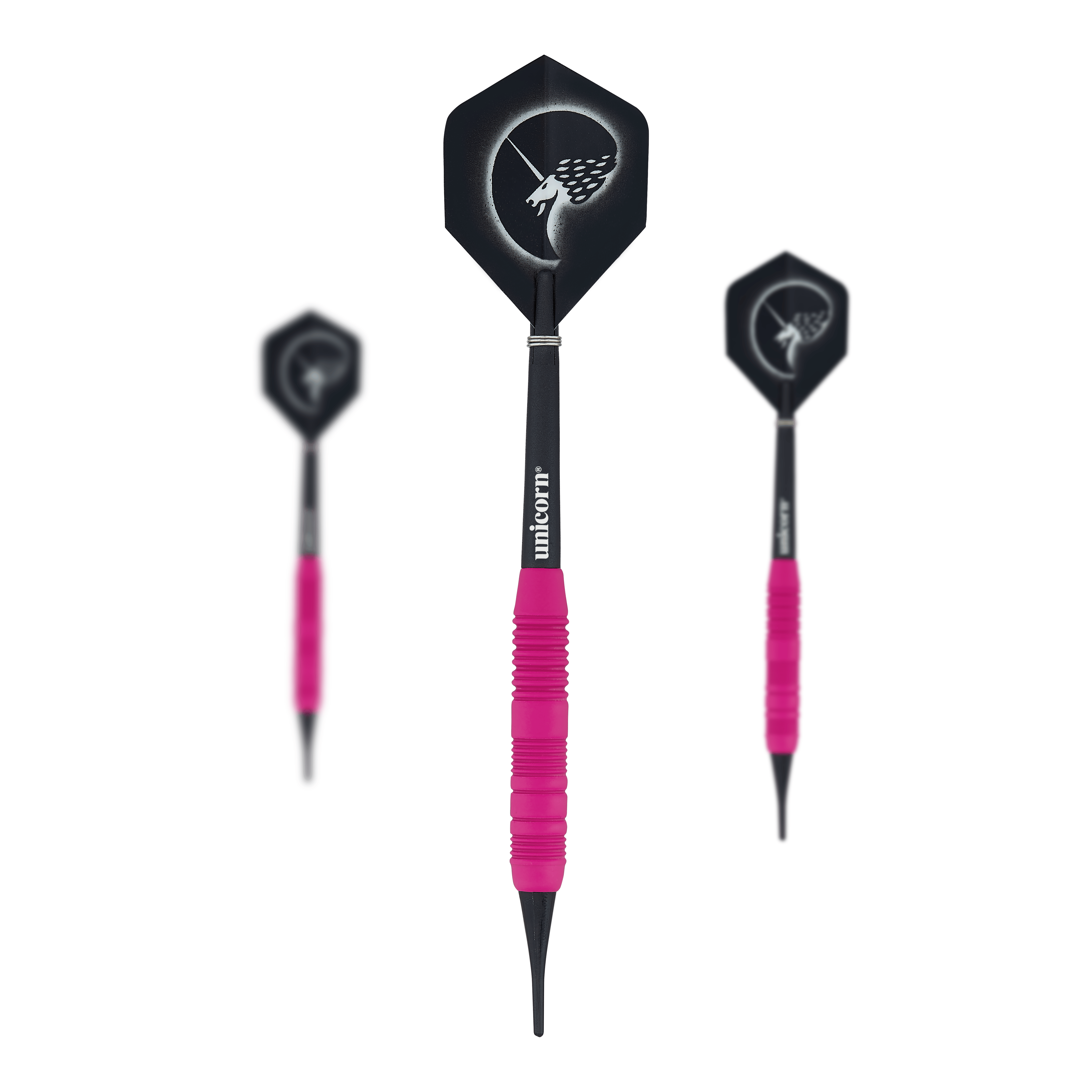 Dardos blandos de goma Unicorn Core Plus rosa - 19 g