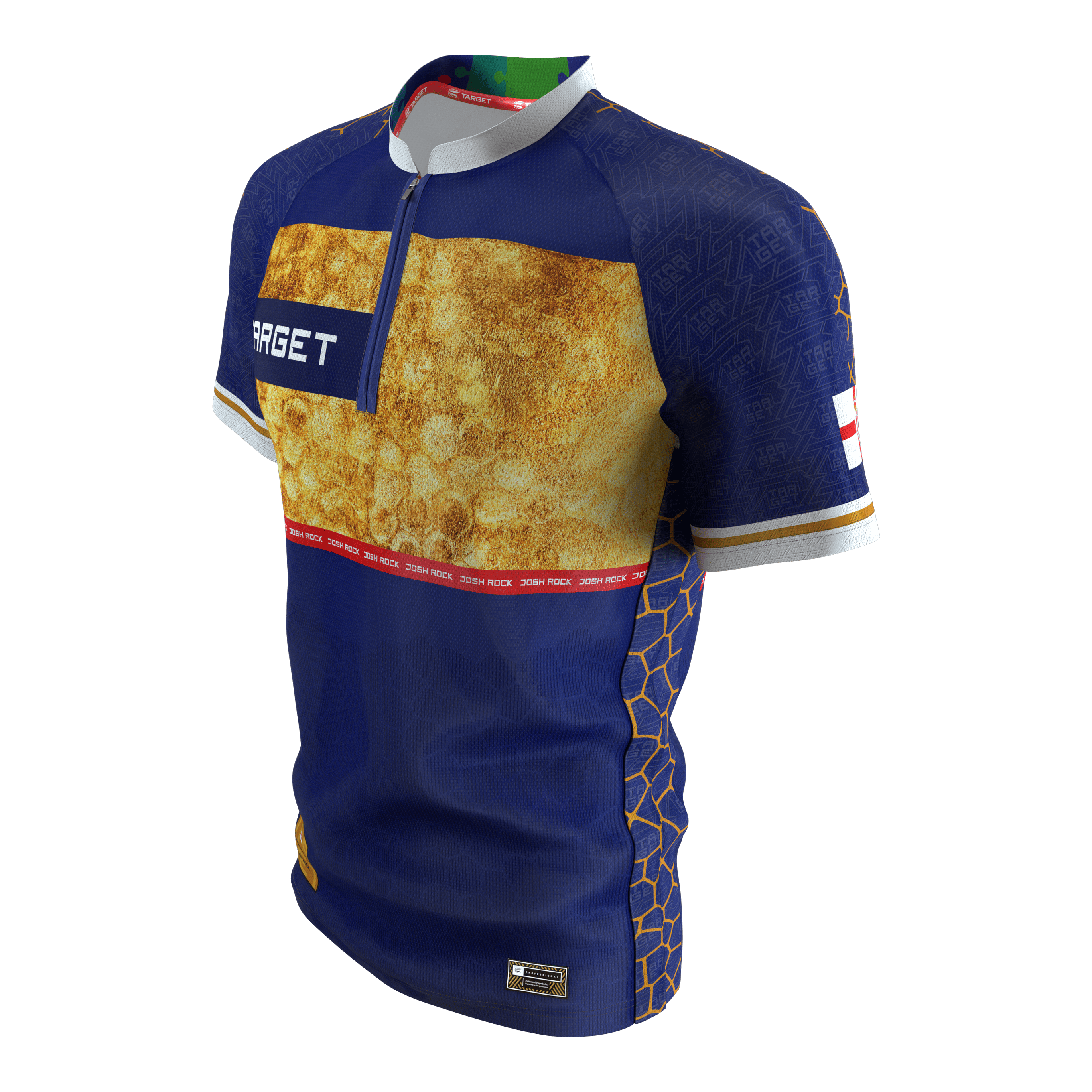 Camiseta de dardos Target Coolplay Josh Rock 2025 Abgebildet ist das Target Coolplay Josh Rock Dartshirt 2025. Das Dartshirt ist für Fans und Spieler geeignet.