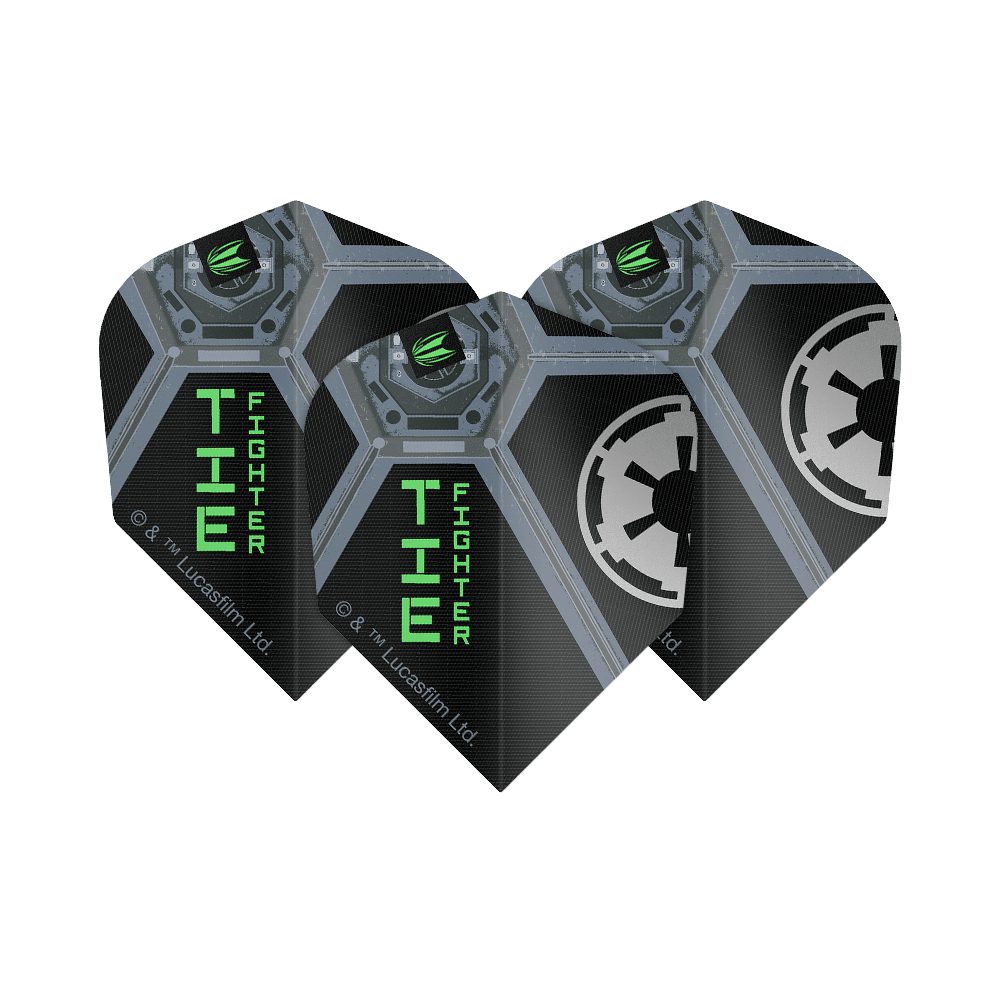 Vuelos Target Star Wars ProUltra Tie Fighter No6 Target Star Wars ProUltra Tie Fighter No6 Flights. Dart-Flights mit Tie Fighter Motiv aus der Star Wars Kollektion.